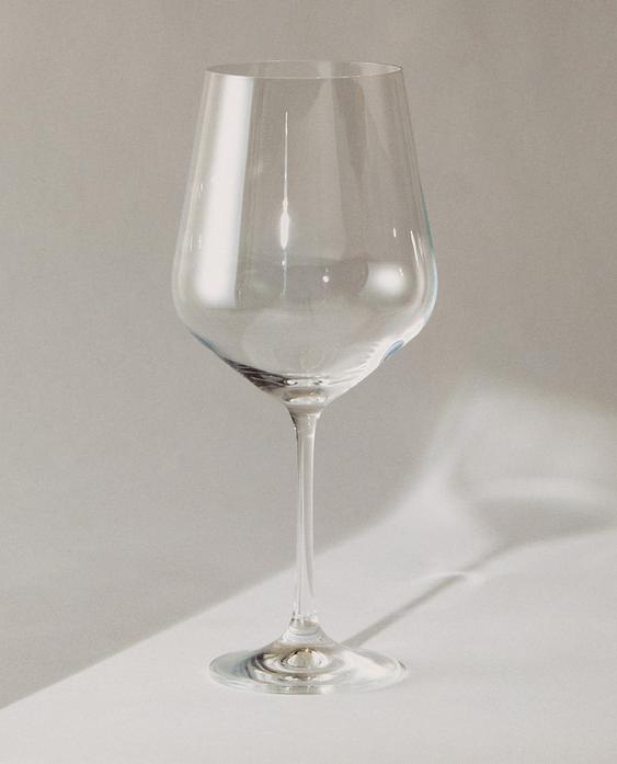 KLARES STIELGLAS VON BOHEMIA CRYSTAL