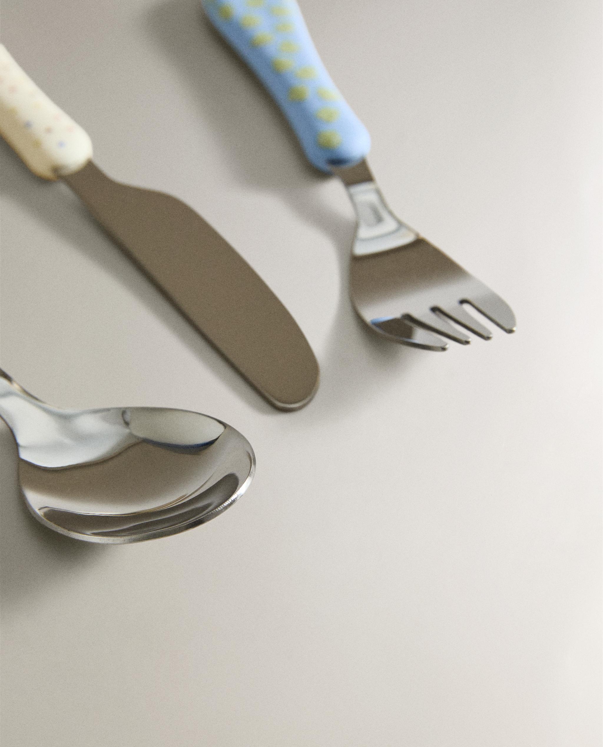 KIDS' CERAMIC TOOTH FAIRY CUTLERY SET product thumbnail 4