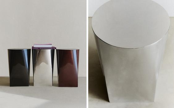 STAINLESS STEEL SIDE TABLE STAINLESS STEEL SIDE TABLE