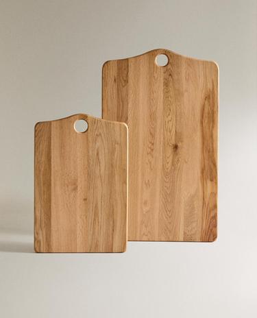 TÁBUA DE CORTE DE MADEIRA DE CARVALHO