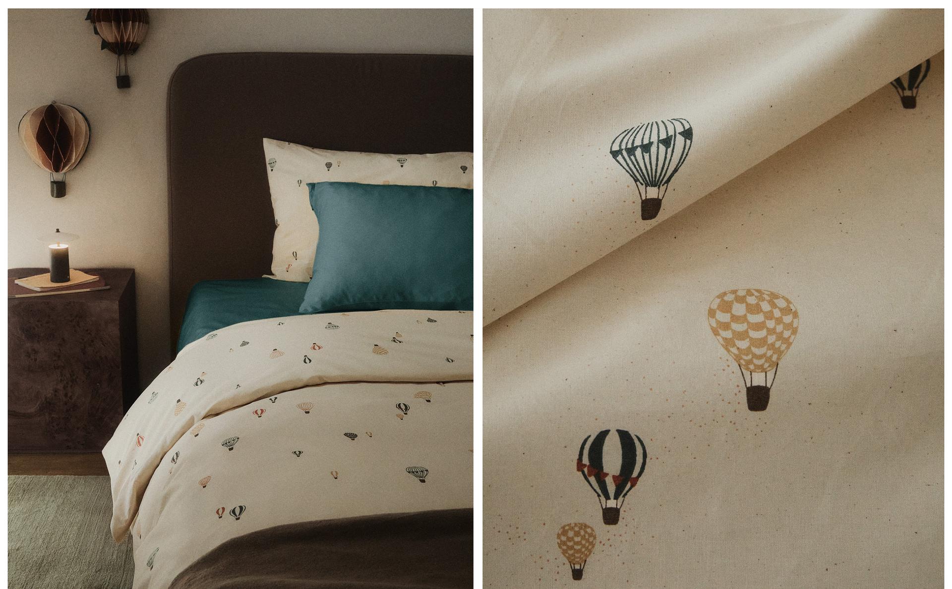 KIDS' HOT AIR BALLOON DUVET COVER KIDS' HOT AIR BALLOON DUVET COVER