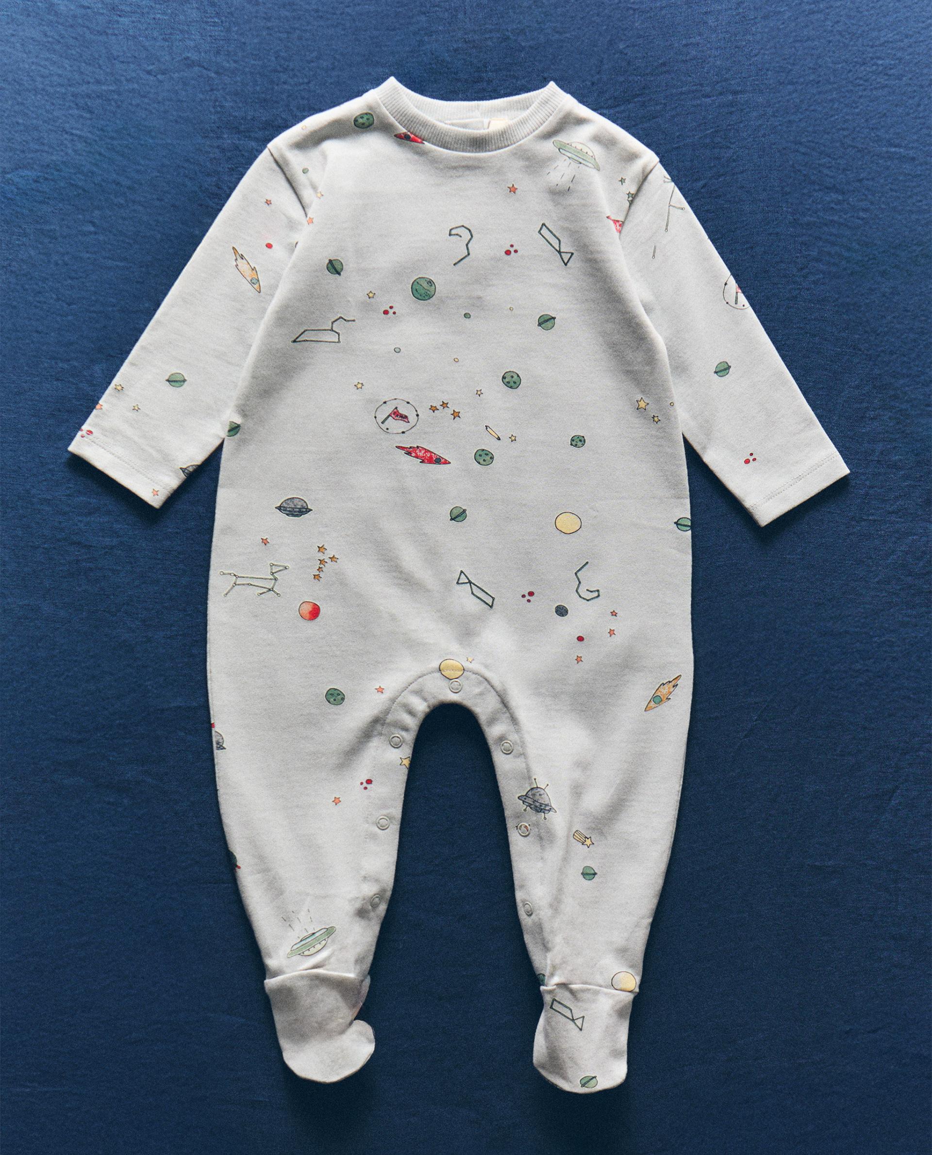 COTTON SPACE BABY ROMPER COTTON SPACE BABY ROMPER