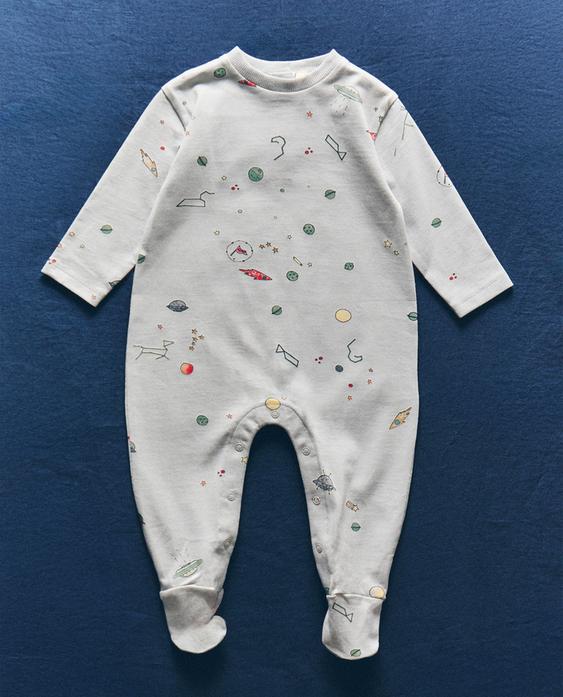 COTTON SPACE BABY ROMPER COTTON SPACE BABY ROMPER