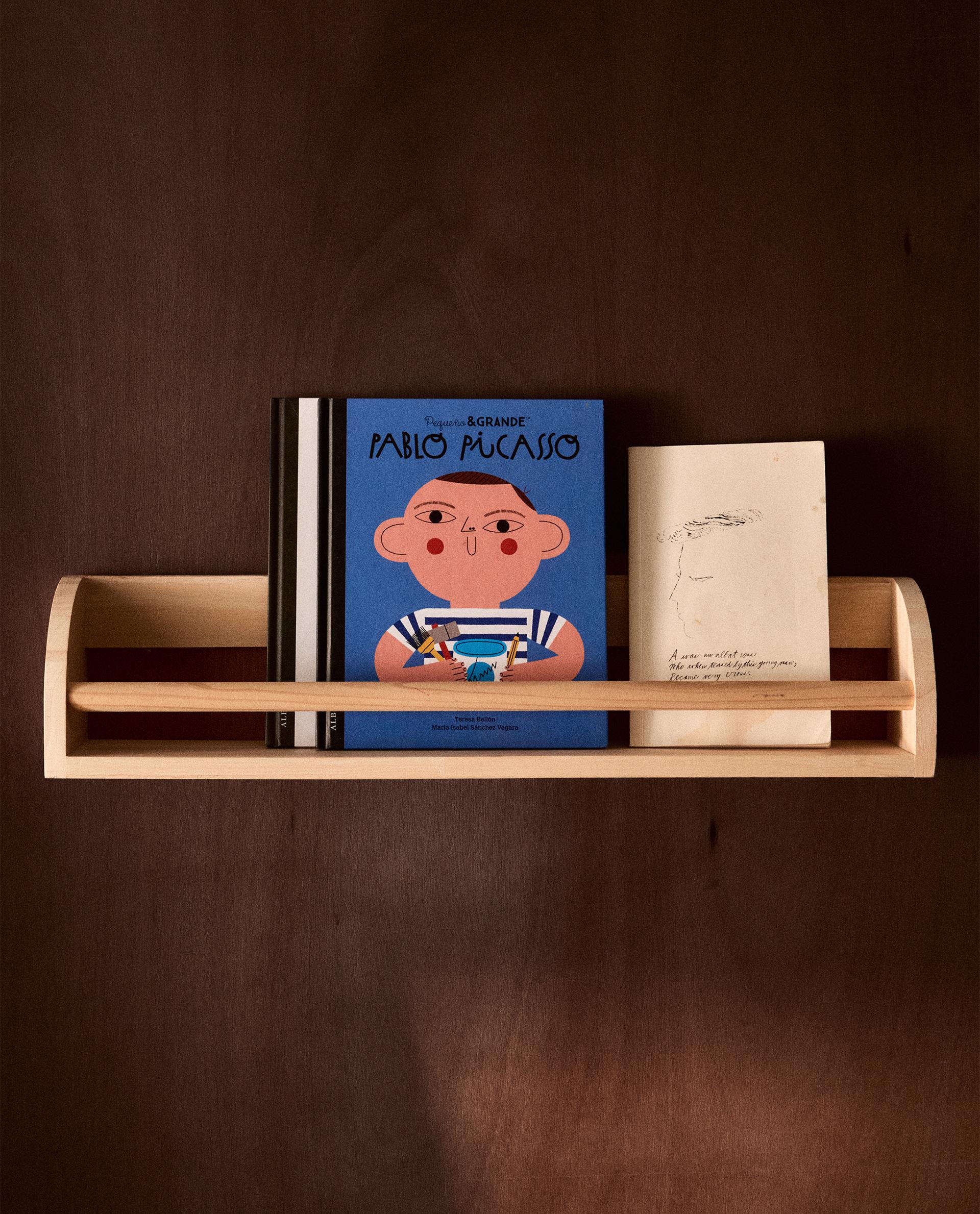 CHILDREN'S WOODEN SHELF WITH FRONT BAR | Zara Home United States