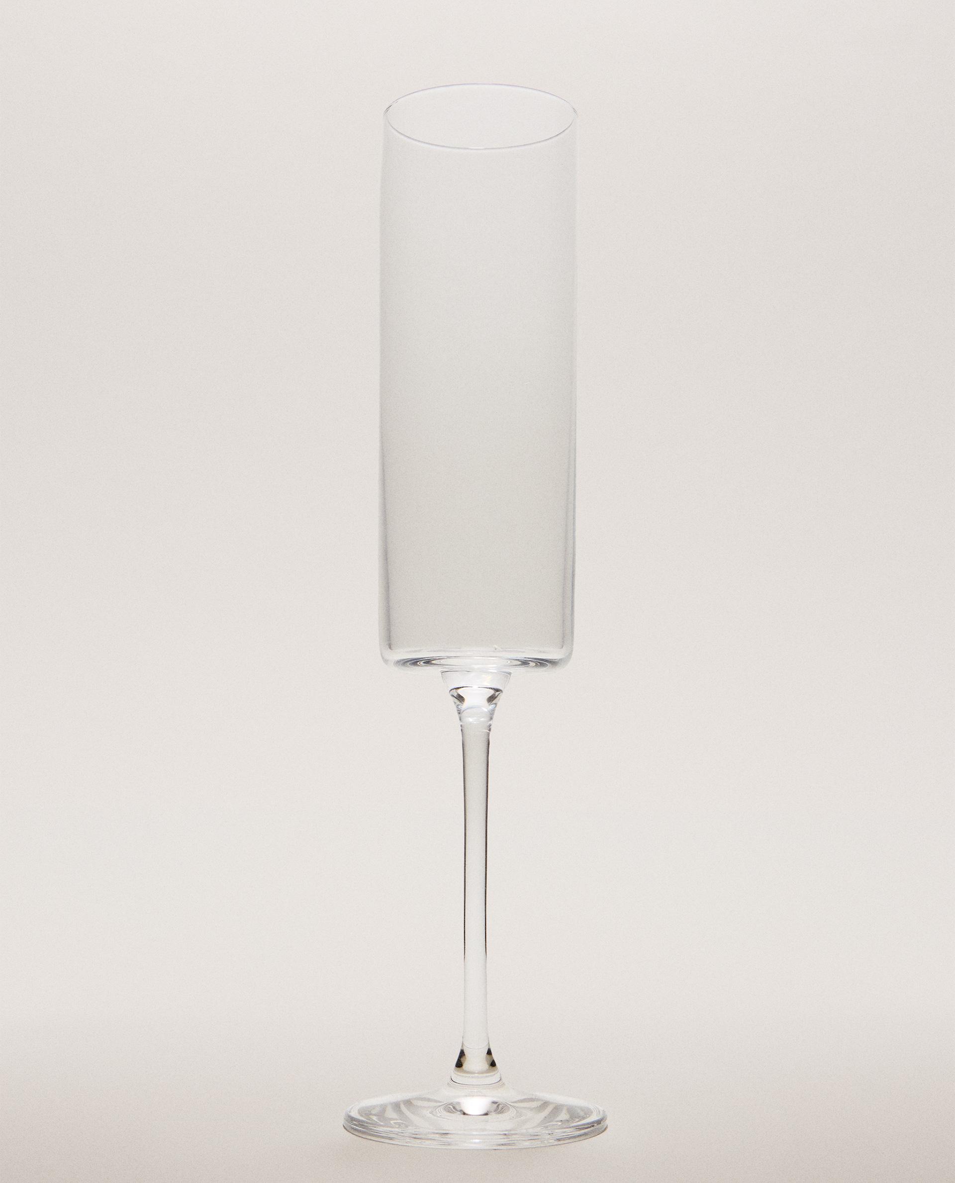 STRAIGHT CRYSTALLINE FLUTE GLASS STRAIGHT CRYSTALLINE FLUTE GLASS