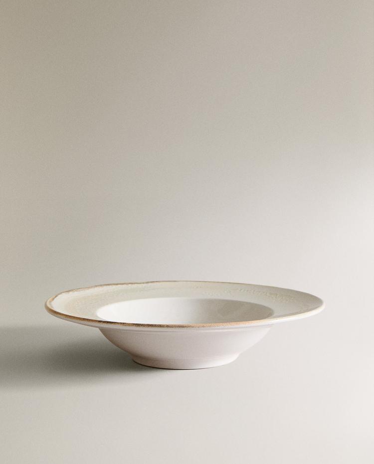 STONEWARE PASTA PLATE