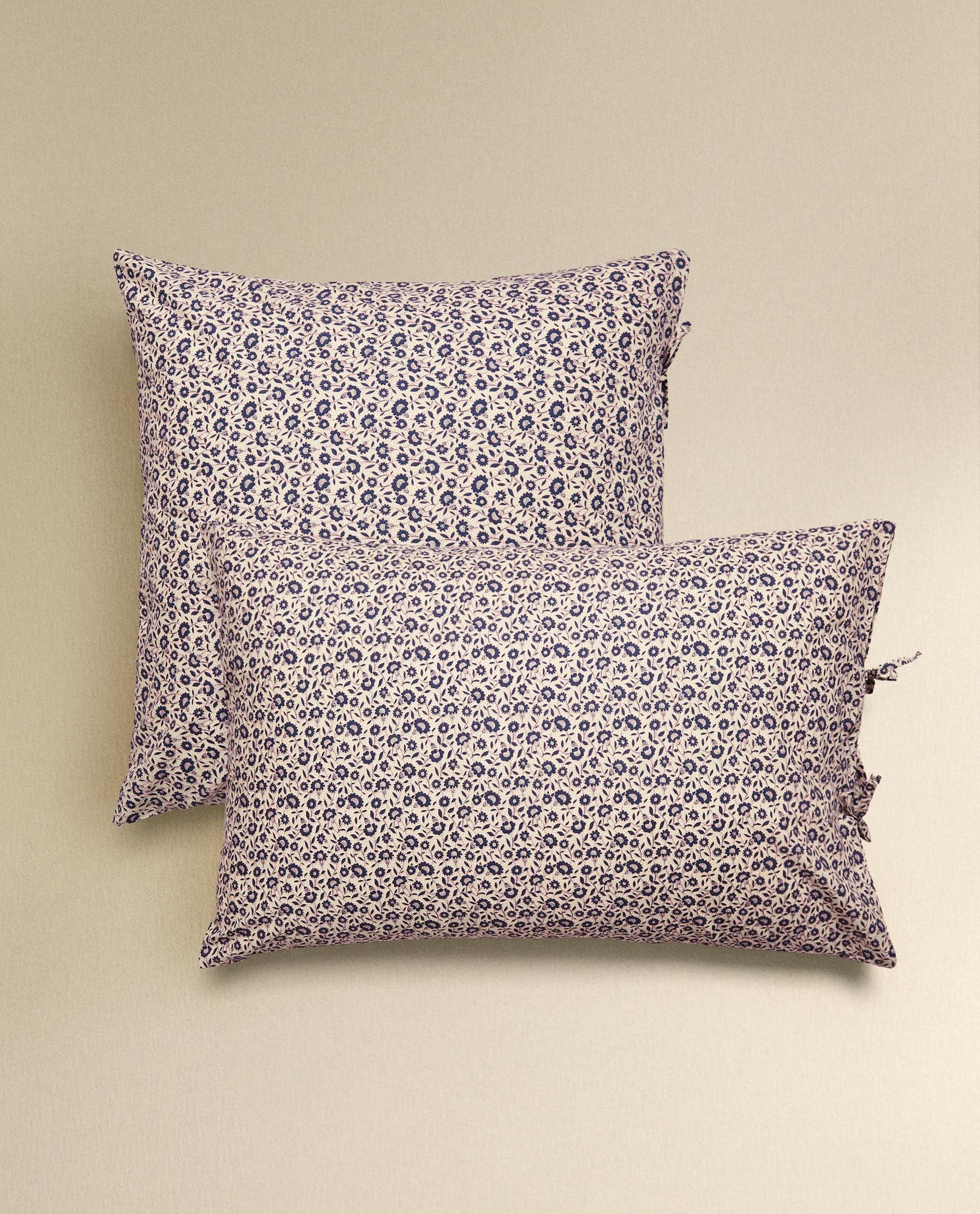 FUNDA ALMOHADA INFANTIL ALGODÓN FLORAL FUNDA ALMOHADA INFANTIL ALGODÓN FLORAL