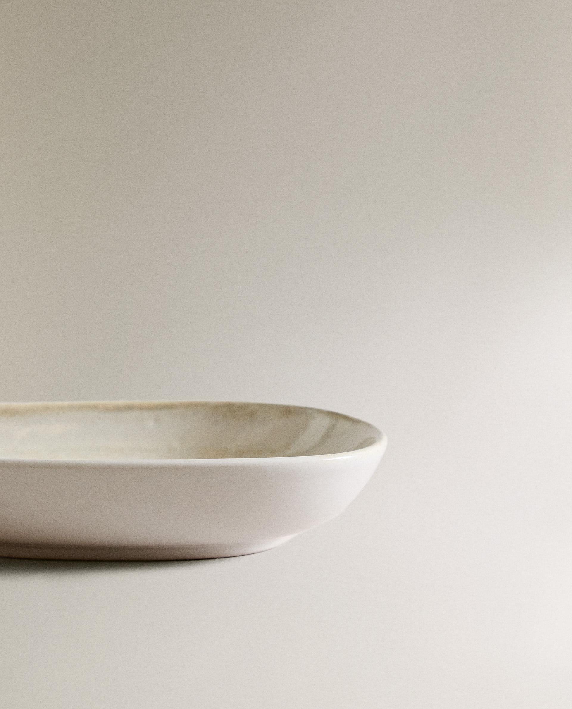 ECRU STONEWARE MINI PLATE product thumbnail 2
