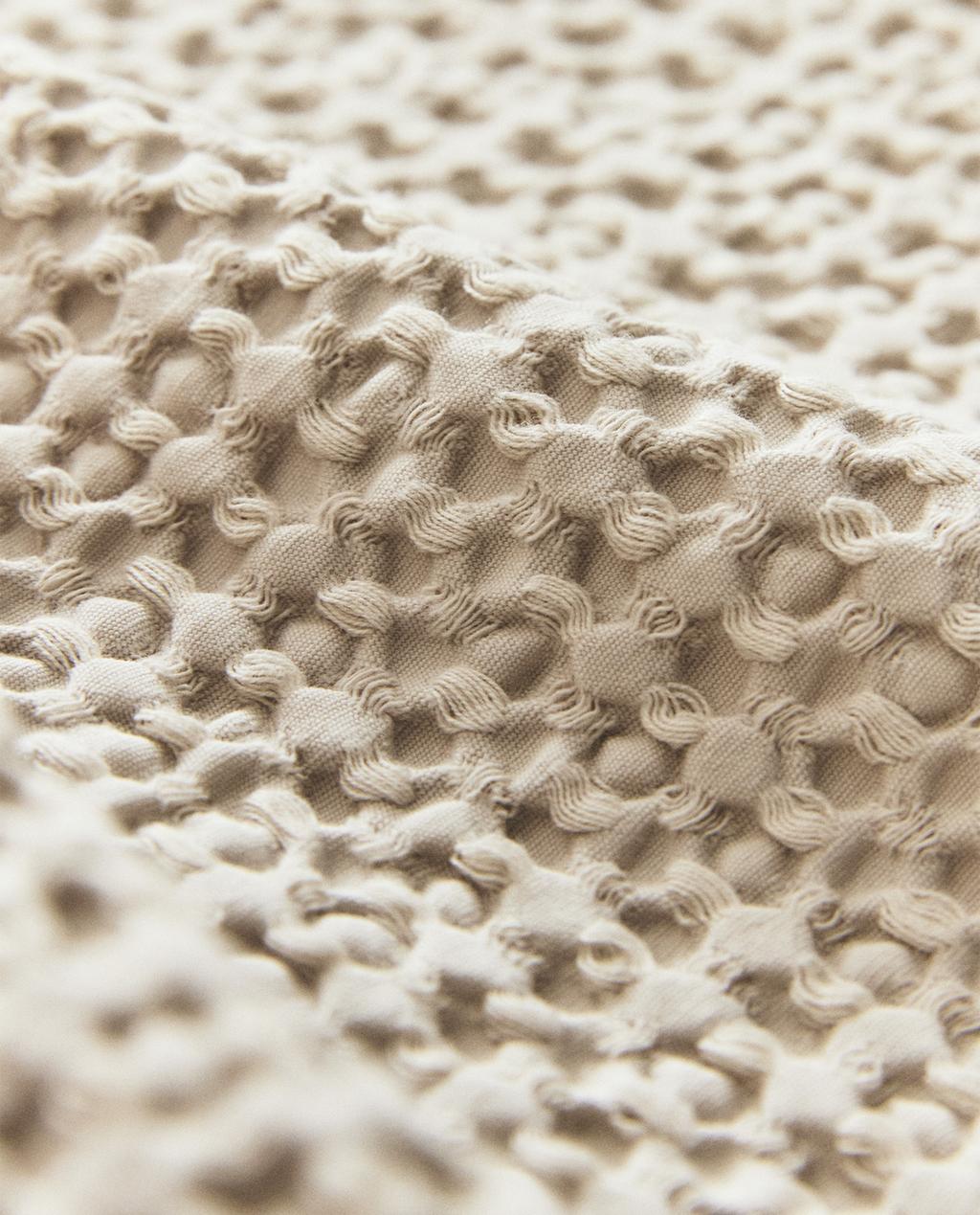 ミニワッフル ベッドカバー