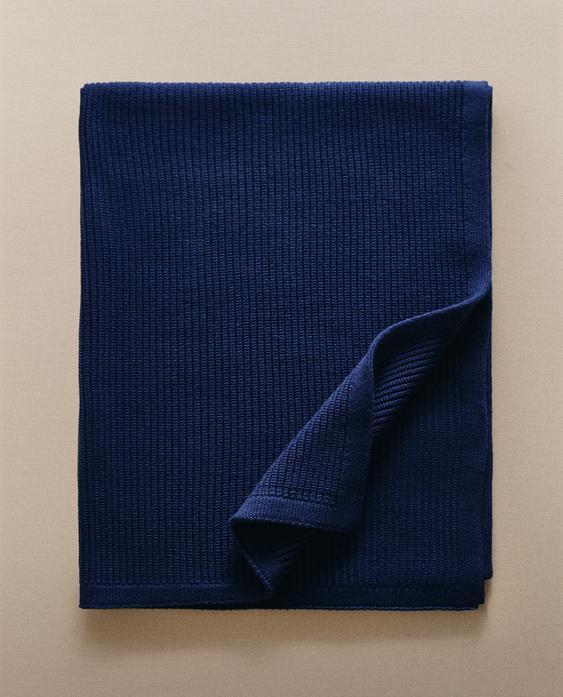 ДЕТСКИЙ ПЛЕД ИЗ ХЛОПКА С ВАФЕЛЬНОЙ СТРУКТУРОЙ