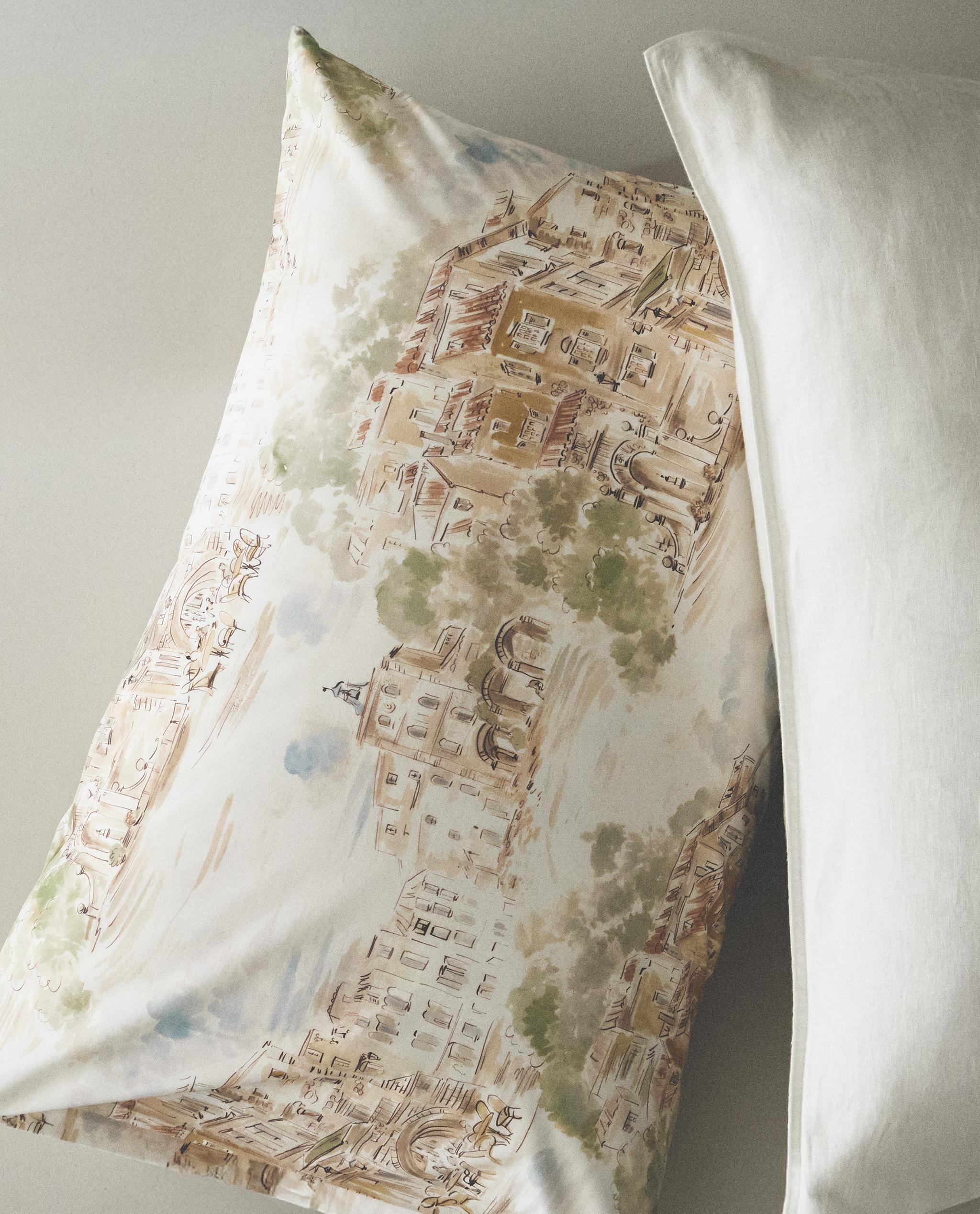 LANDSCAPE PRINT COTTON PILLOWCASE product thumbnail 6