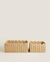 ザラホーム　カゴ　バスケット　インテリア　ZARA  バスケット | Zara Home 日本/Japan