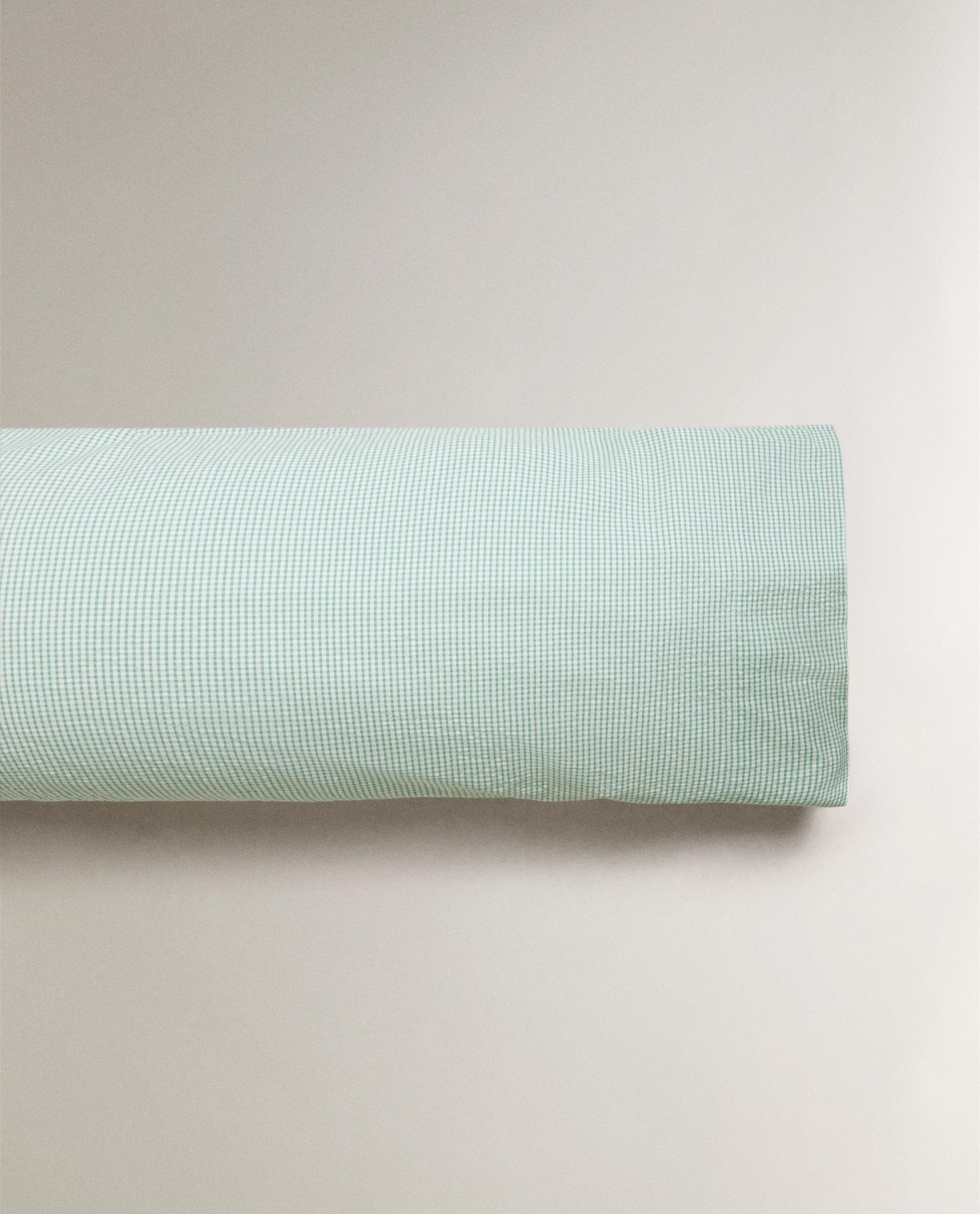 CHECK SEERSUCKER PILLOWCASE product thumbnail 4