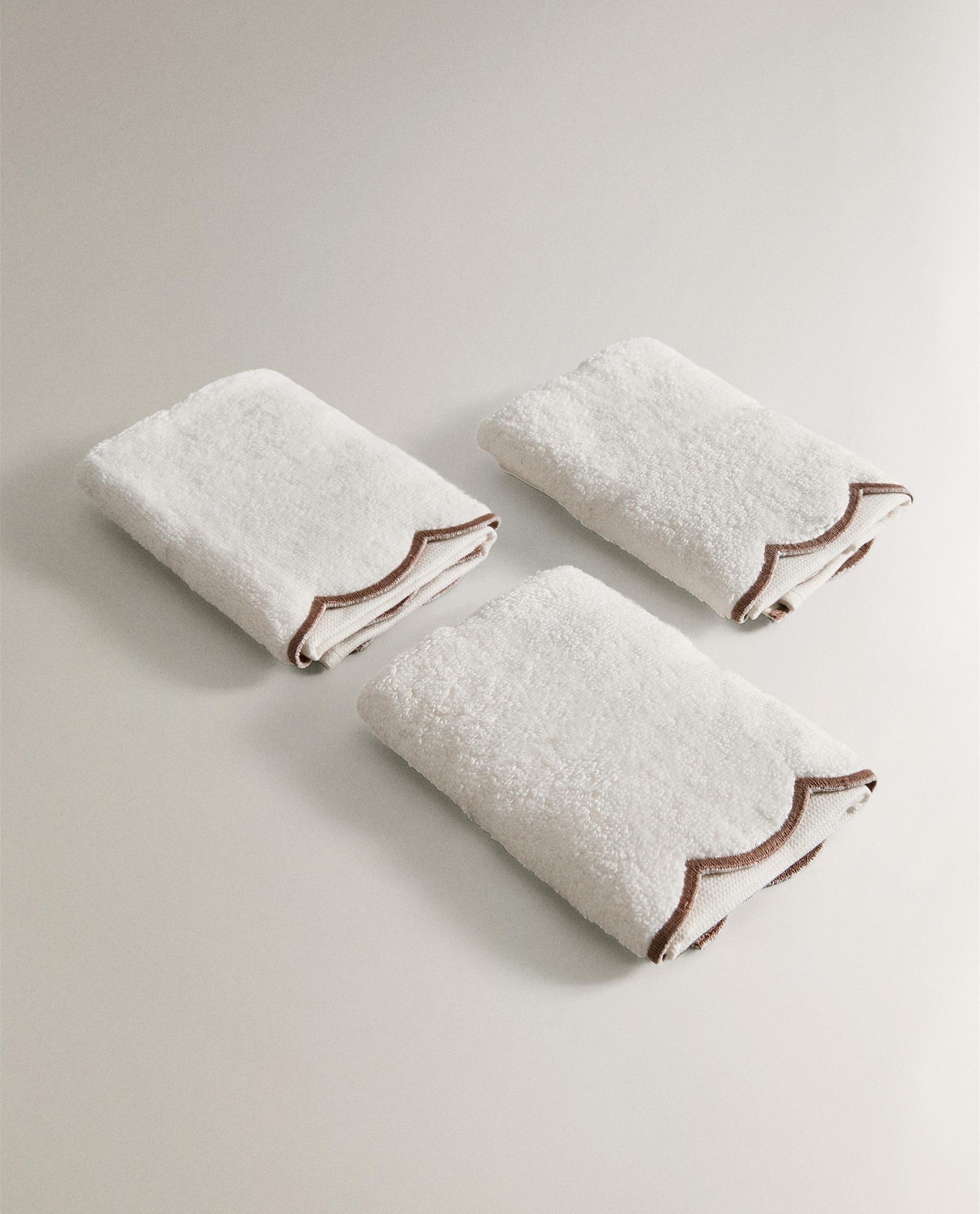 タオル ウェーブディテール（3枚セット） | Zara Home 日本/Japan