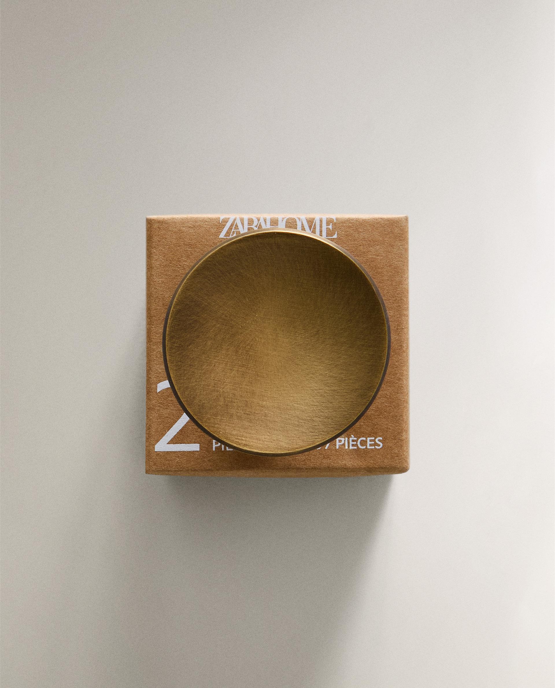 丸型 真鍮製 ノブセット (2個入り) | Zara Home 日本/Japan