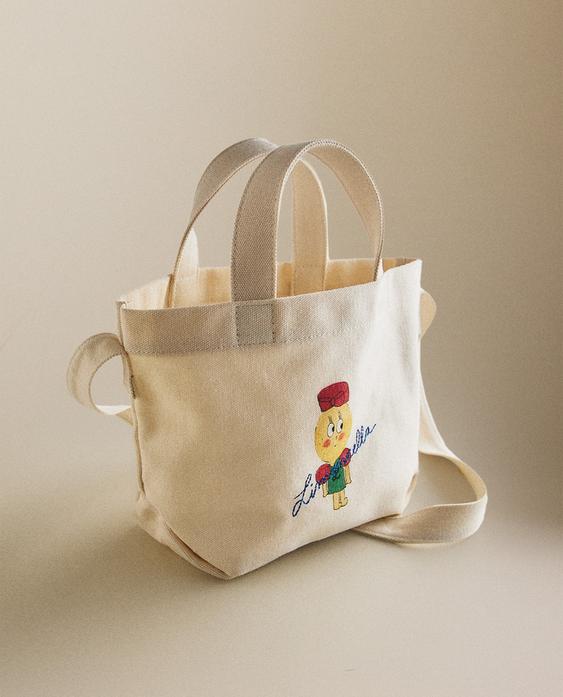 KIDS' LIMONCELLA X THE ANIMALS OBSERVATORY FABRIC BAG