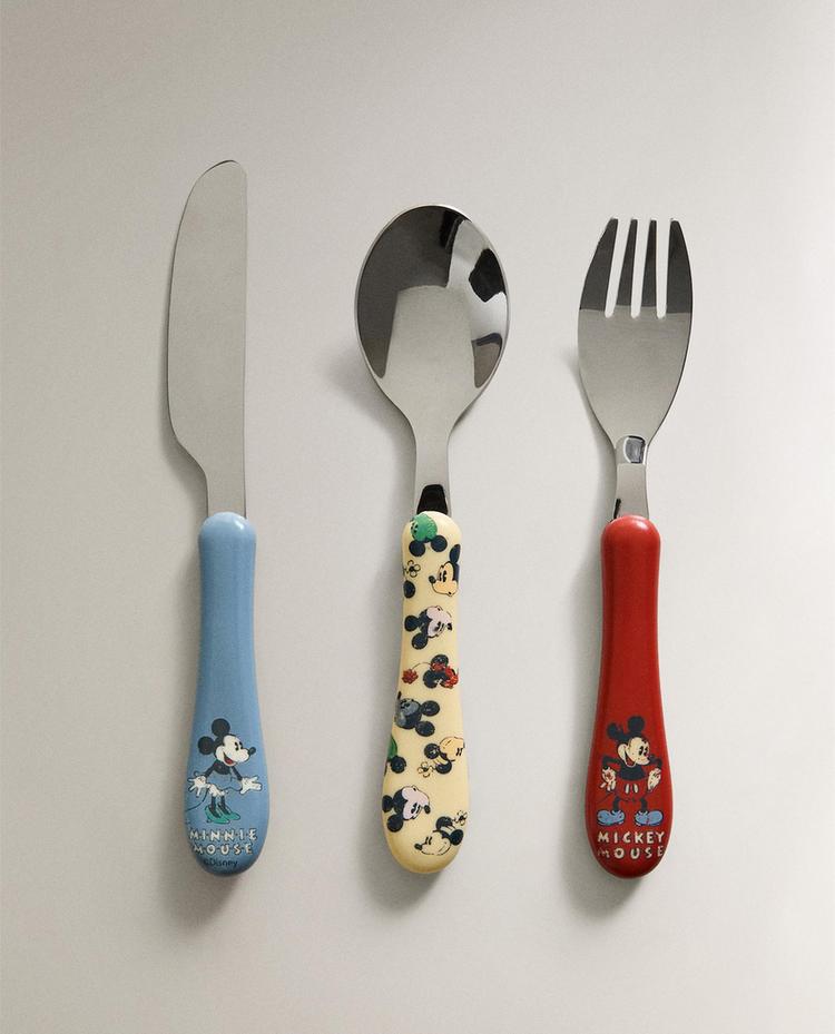 KIDS' MICKEY & MINNIE ©DISNEY CUTLERY SET (SET OF 3) KIDS' MICKEY & MINNIE ©DISNEY CUTLERY SET (SET OF 3)