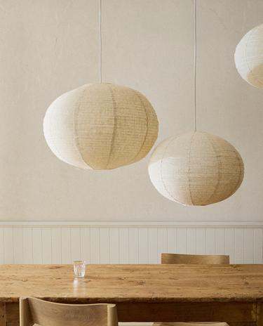 LINEN CEILING LAMP SHADE