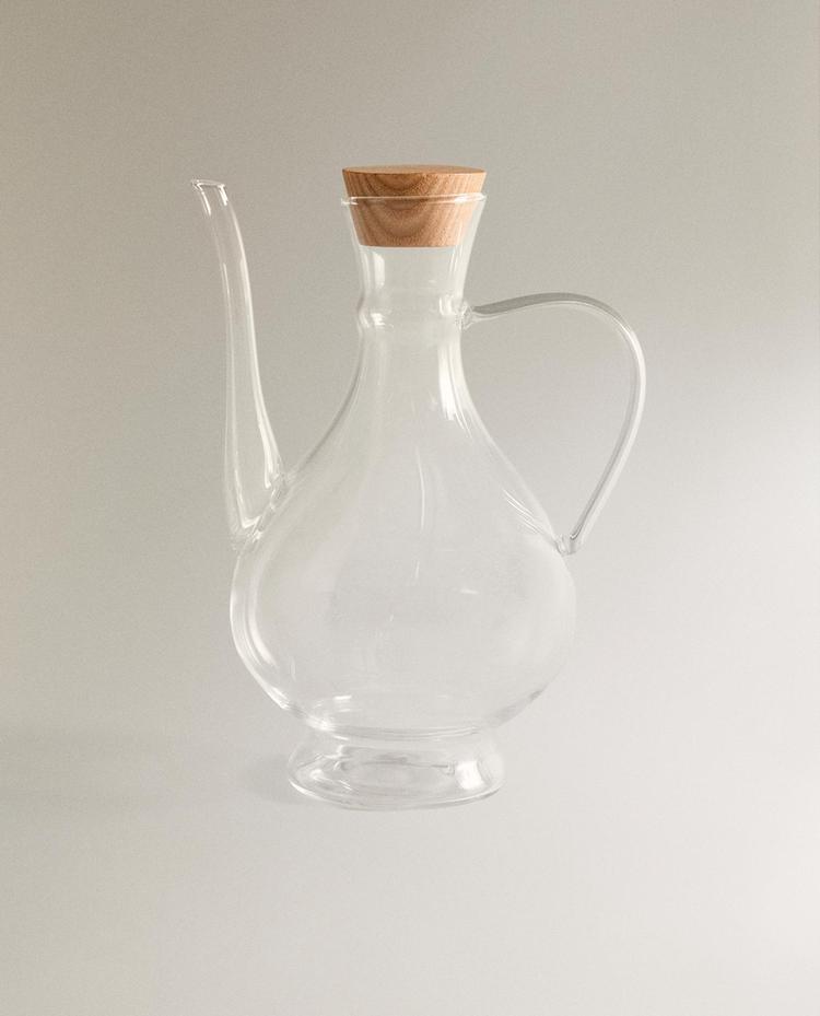 ACEITERA BOROSILICATO TAPÓN MADERA