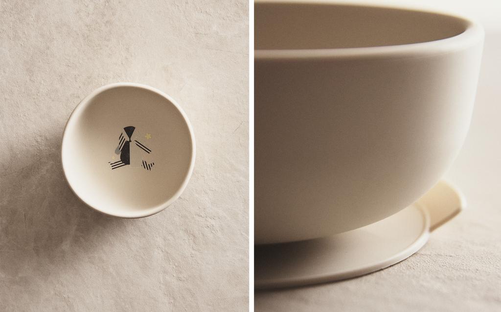 KIDS' RABBIT SILICONE BOWL KIDS' RABBIT SILICONE BOWL