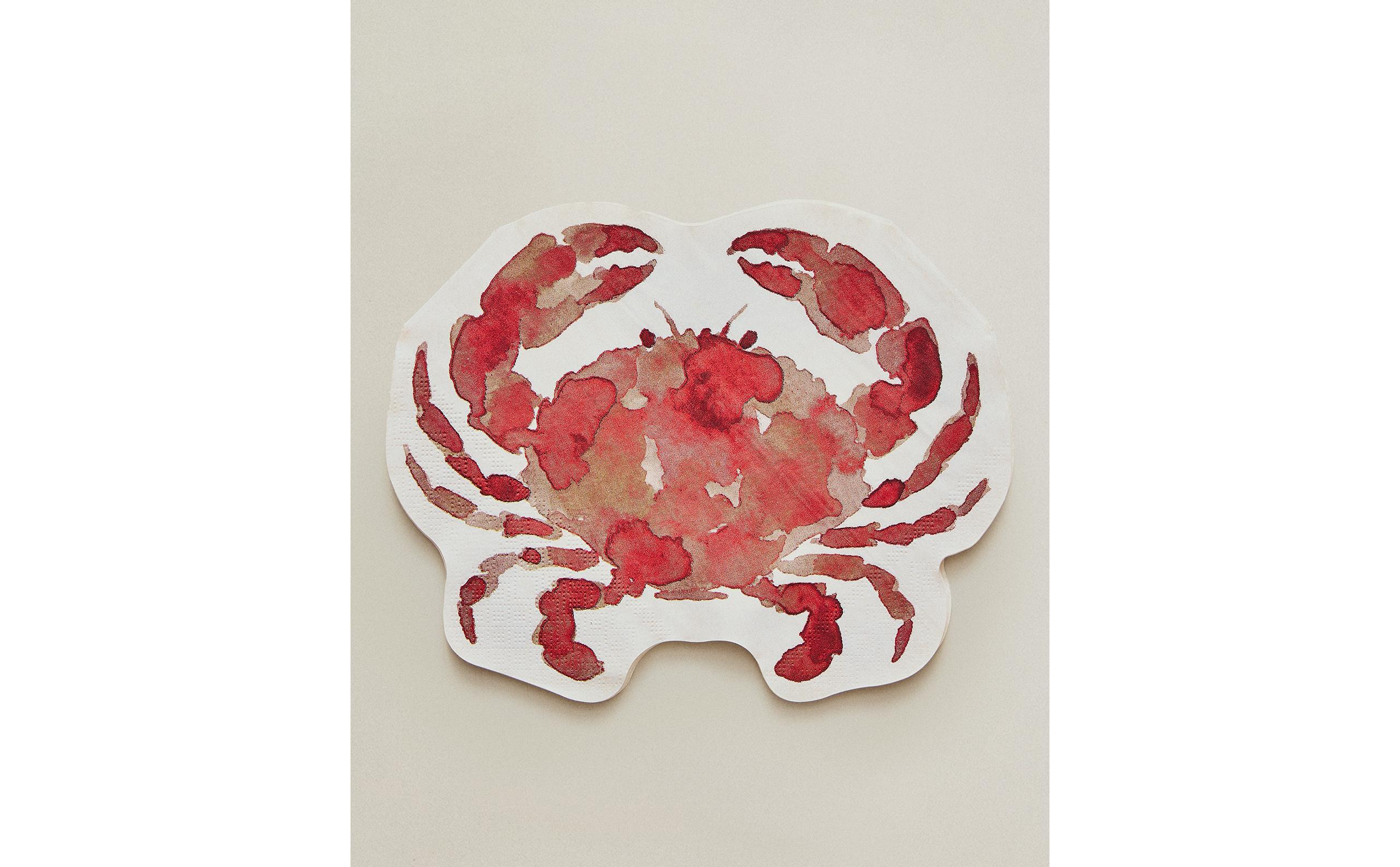 PACK OF CRAB PAPER NAPKINS (PACK OF 20) product thumbnail 8
