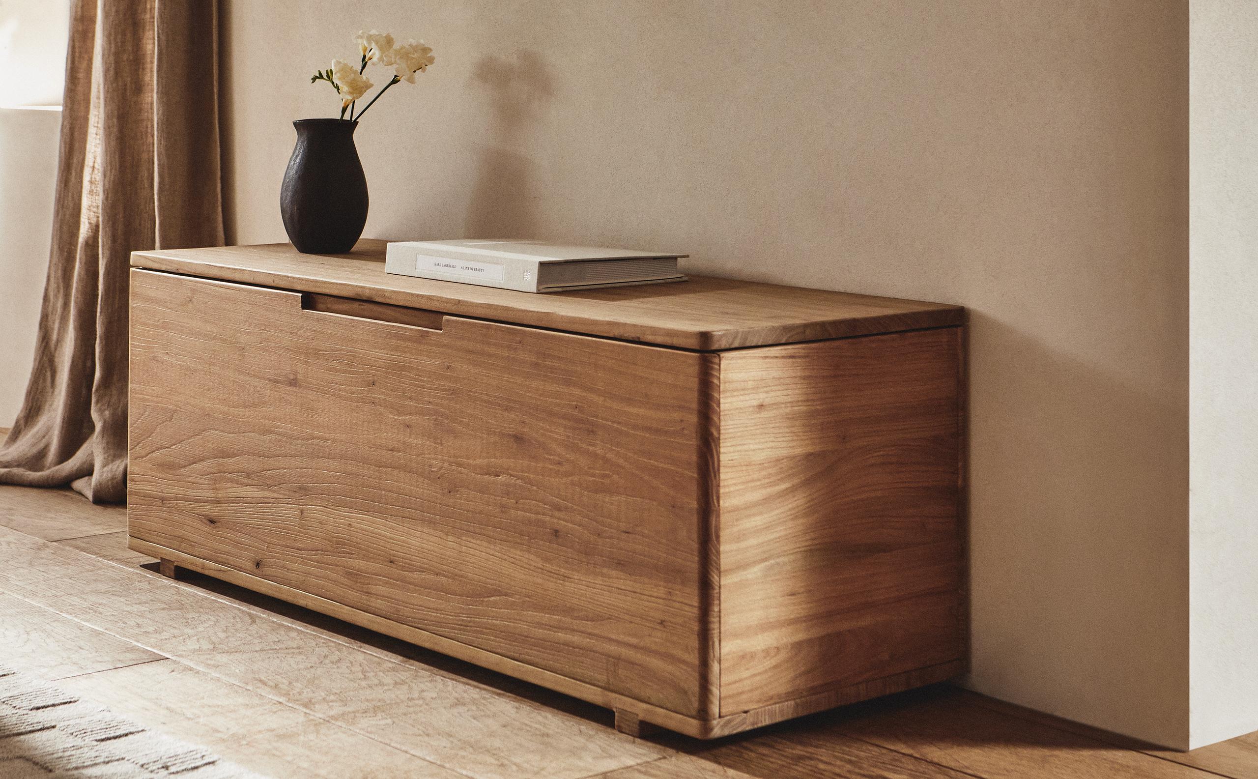 ザラホーム　ベンチ 木製ベンチと収納ベンチ | Zara Home 日本/Japan