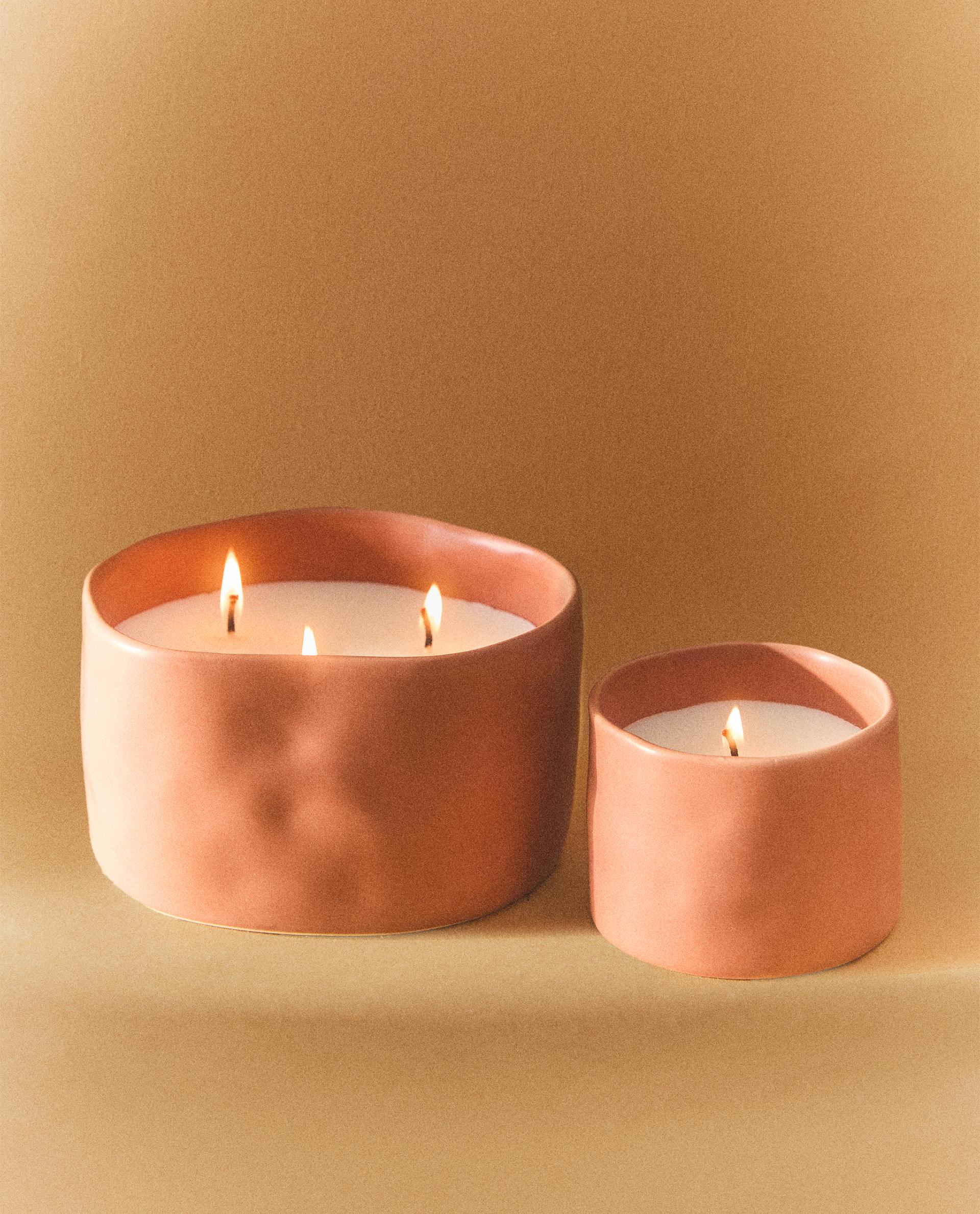 MUSK ROSE SCENTED CANDLES