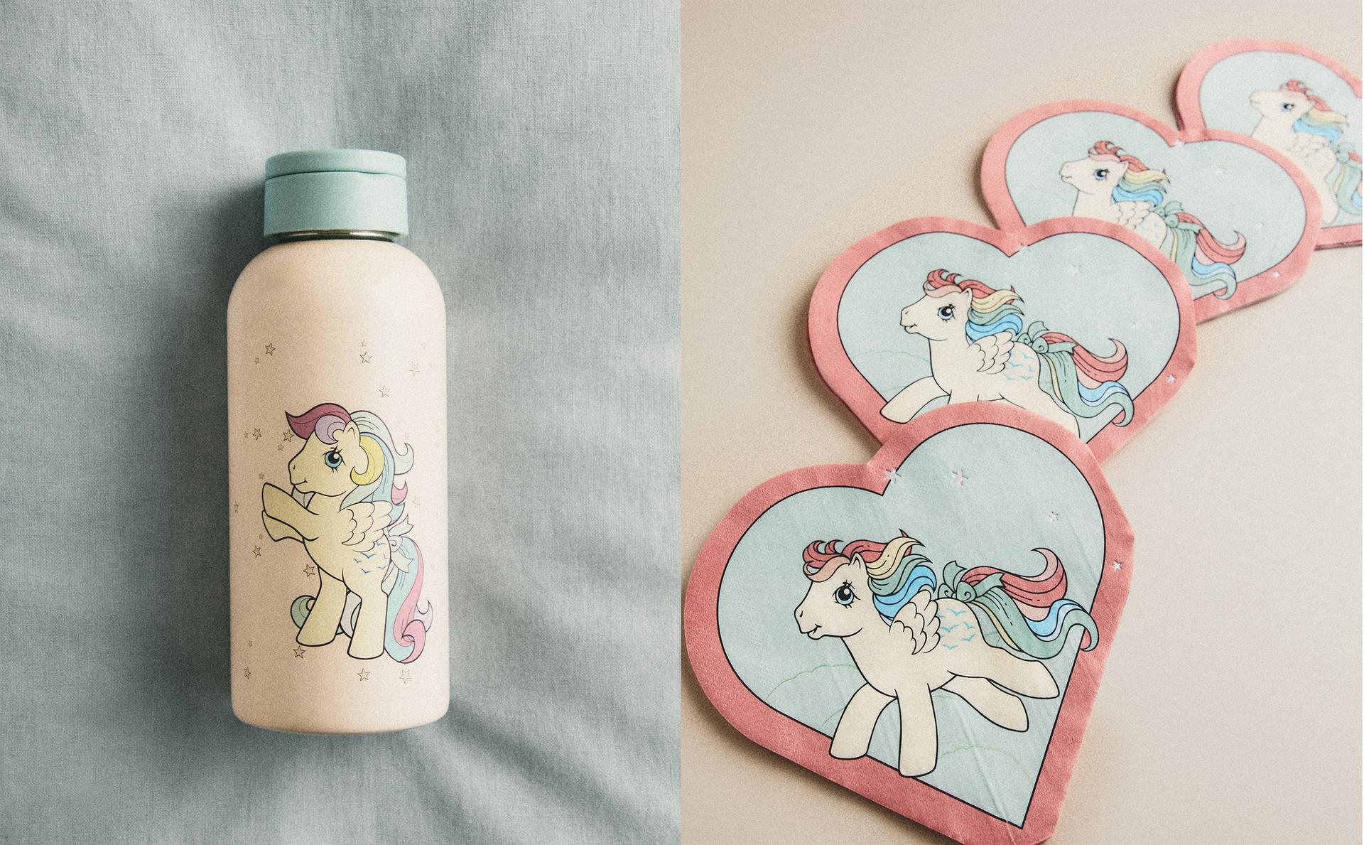 KIDS' MY LITTLE PONY© BOTTLE AND PAPER NAPKINS