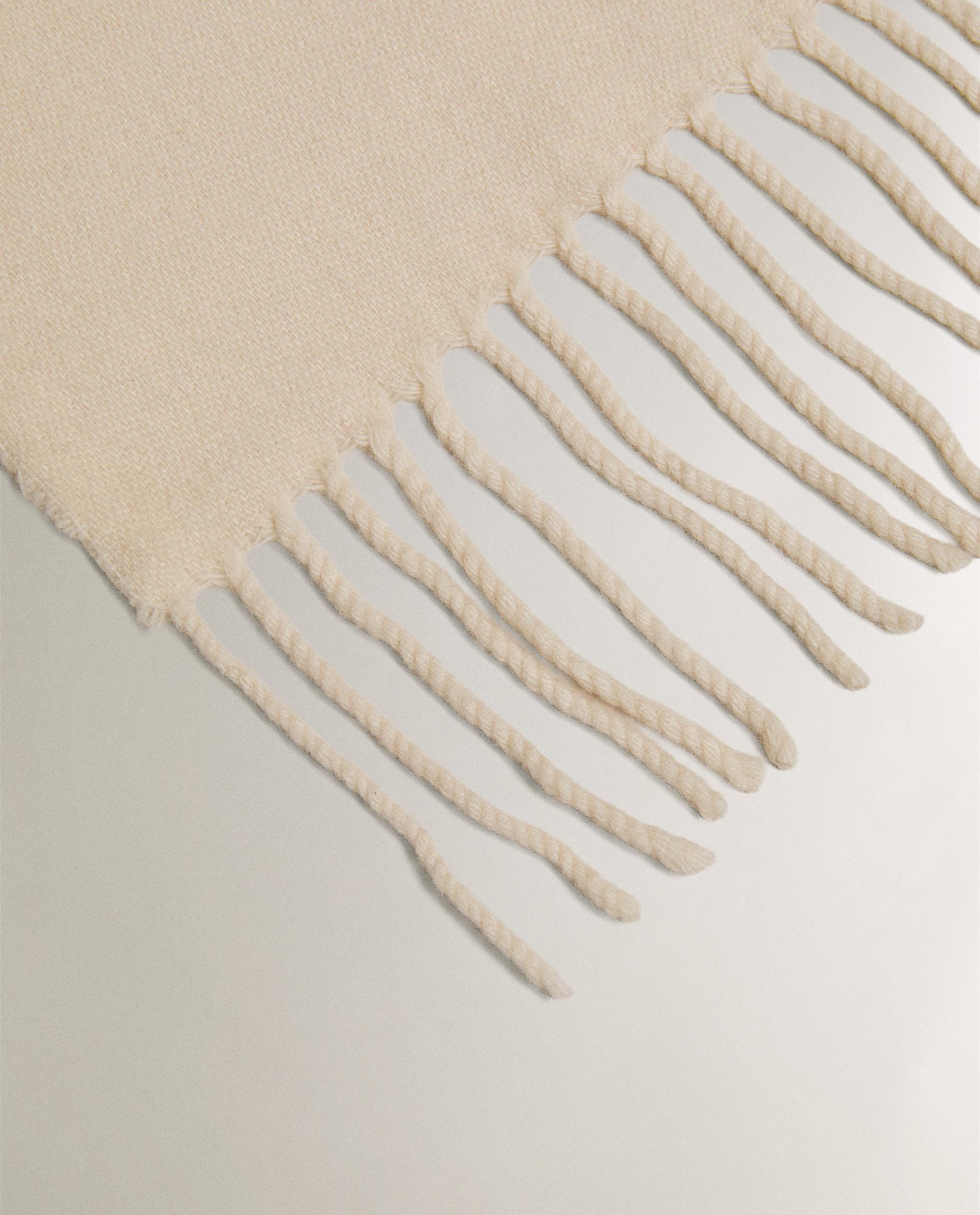 FRINGED WOOL THROW product thumbnail 4