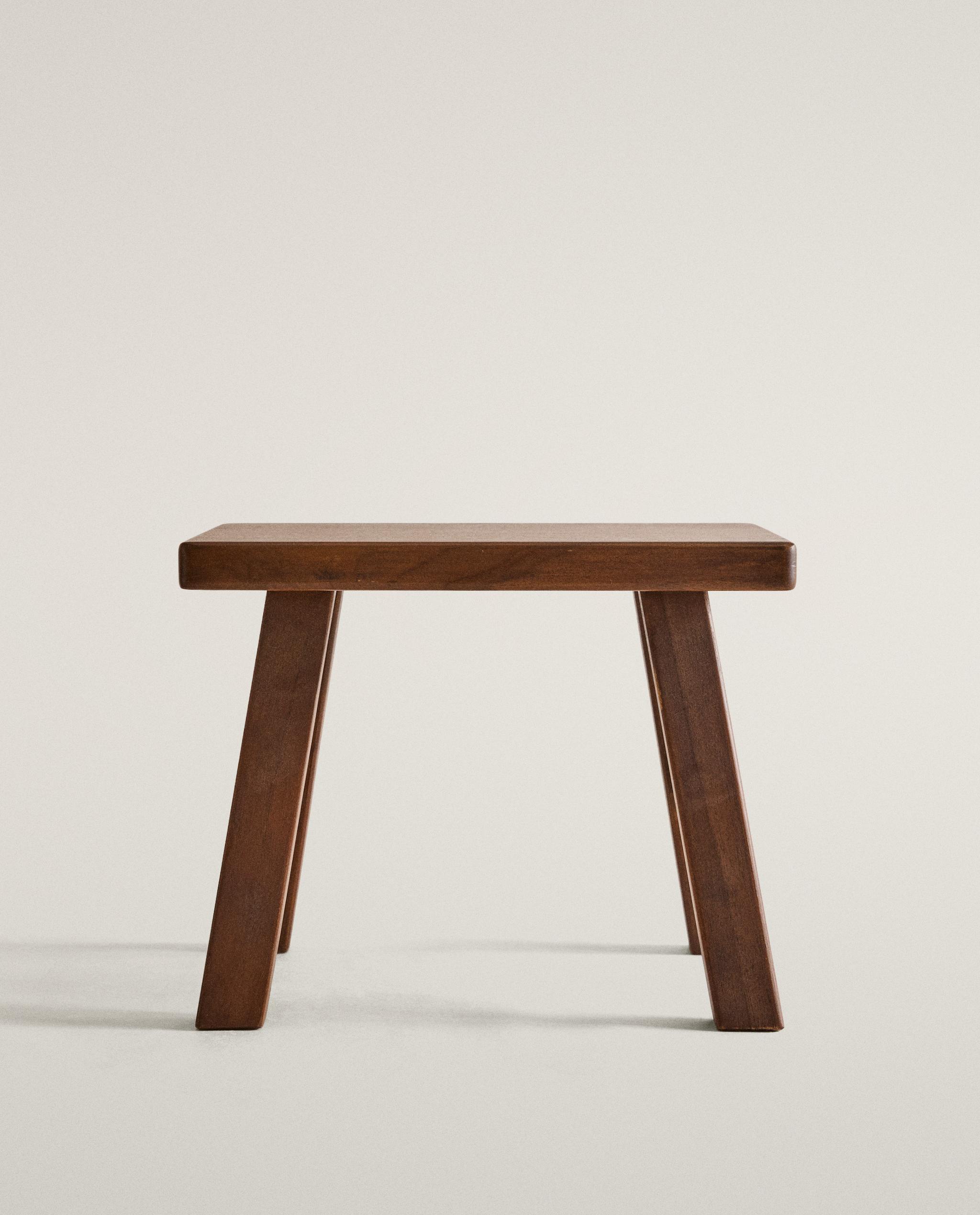 PETIT TABOURET EN BOIS — Zara Home
