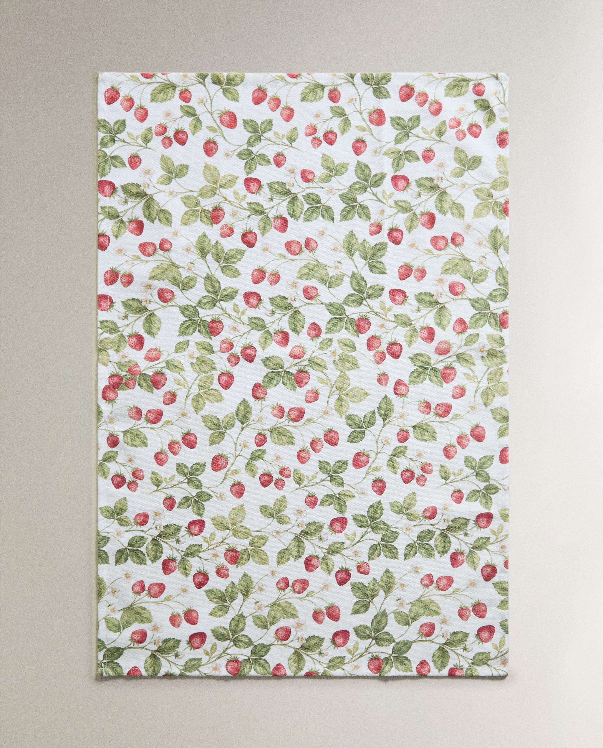 PACK OF FLORAL COTTON TEA TOWELS (PACK OF 2) product thumbnail 6