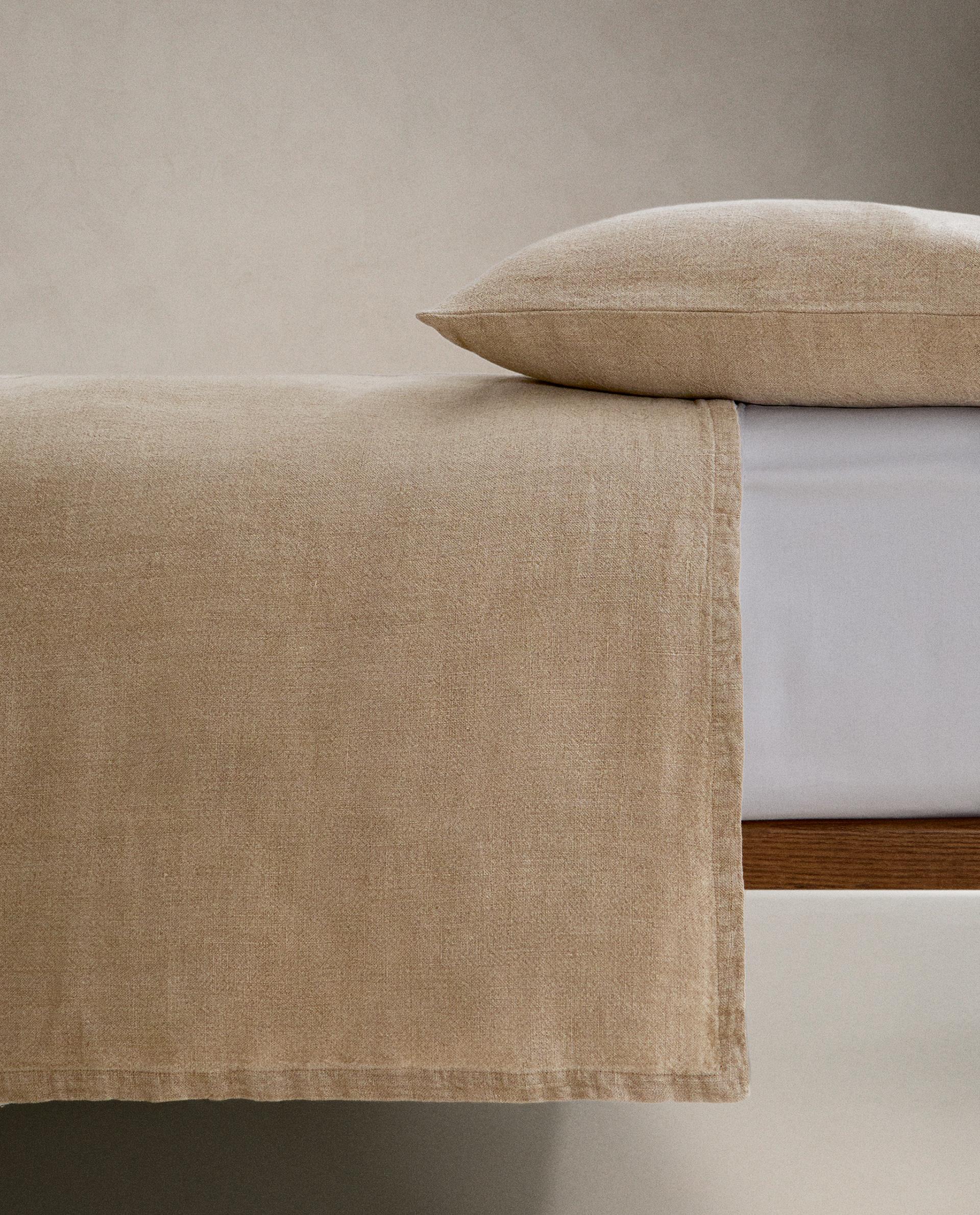 PLAIN WASHED LINEN BEDSPREAD product thumbnail 6