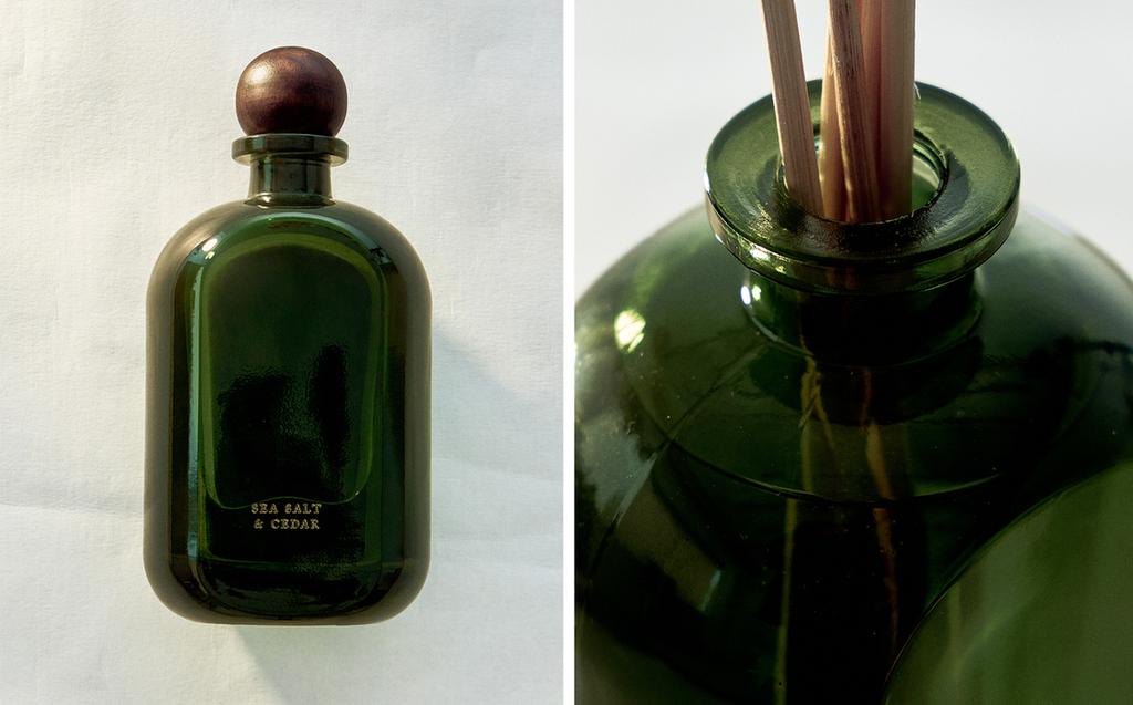 (480 ML) DIFFUSEUR À BÂTONNETS SEA SALT & CEDAR