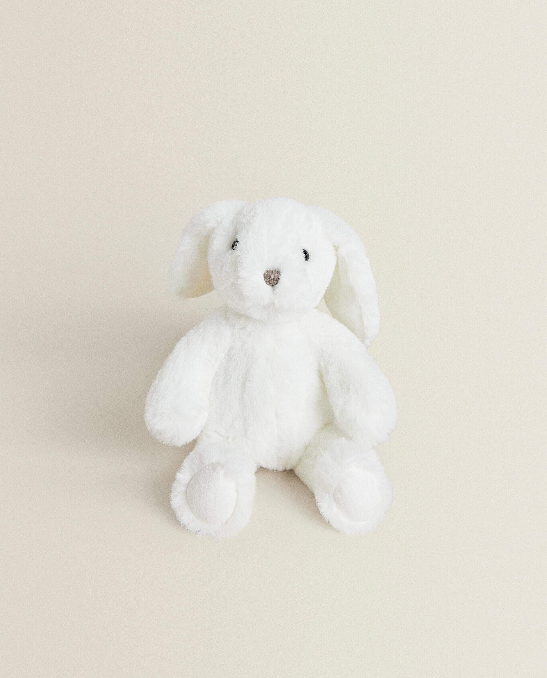 CHILDREN'S WHITE BUNNY PLUSH TOY | Zara Home United States
