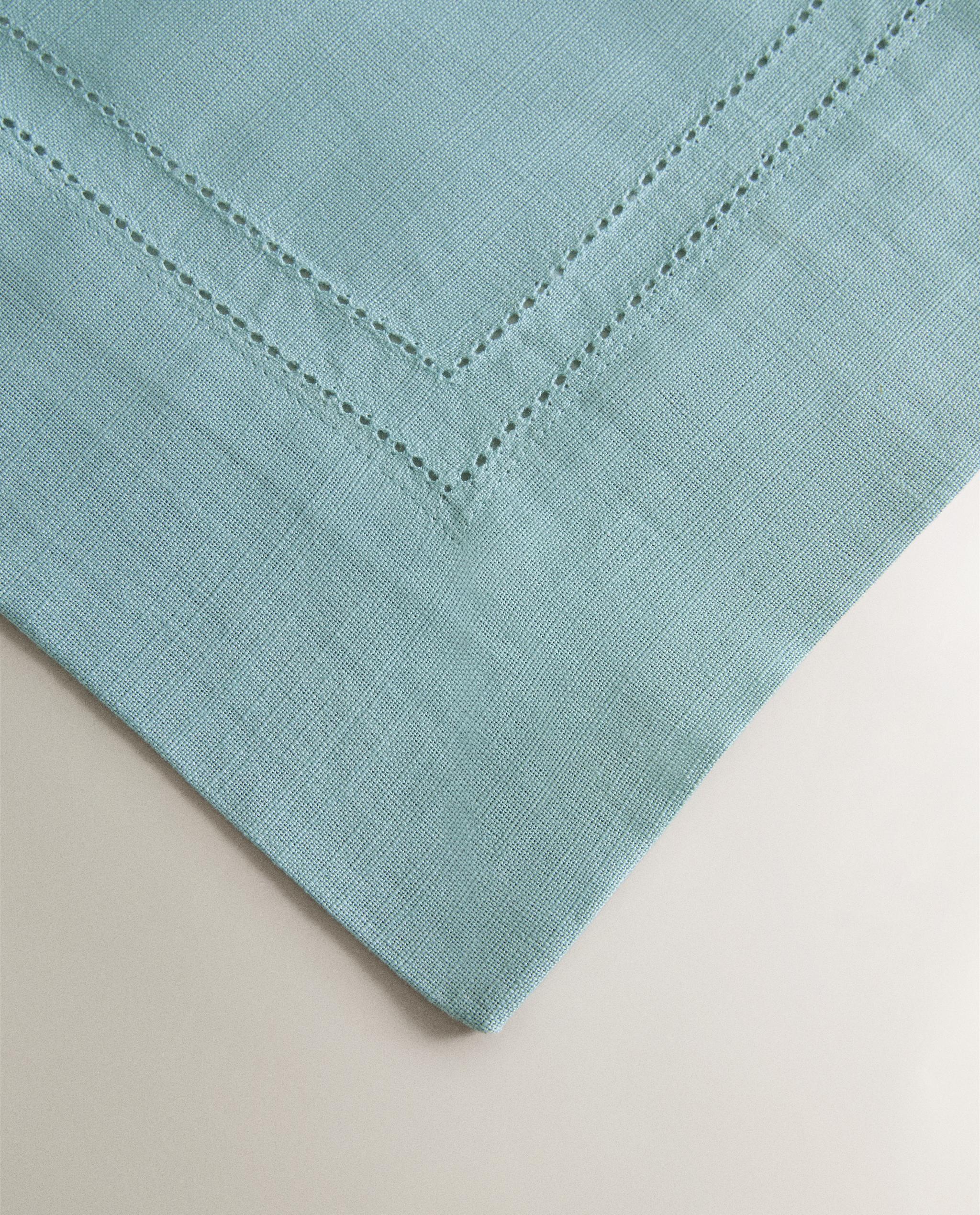 HEMSTITCHED COTTON TABLECLOTH product thumbnail 6