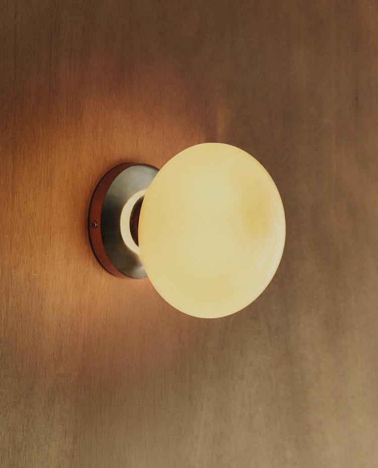 LAMP | GLASS METAL WALL LIGHT