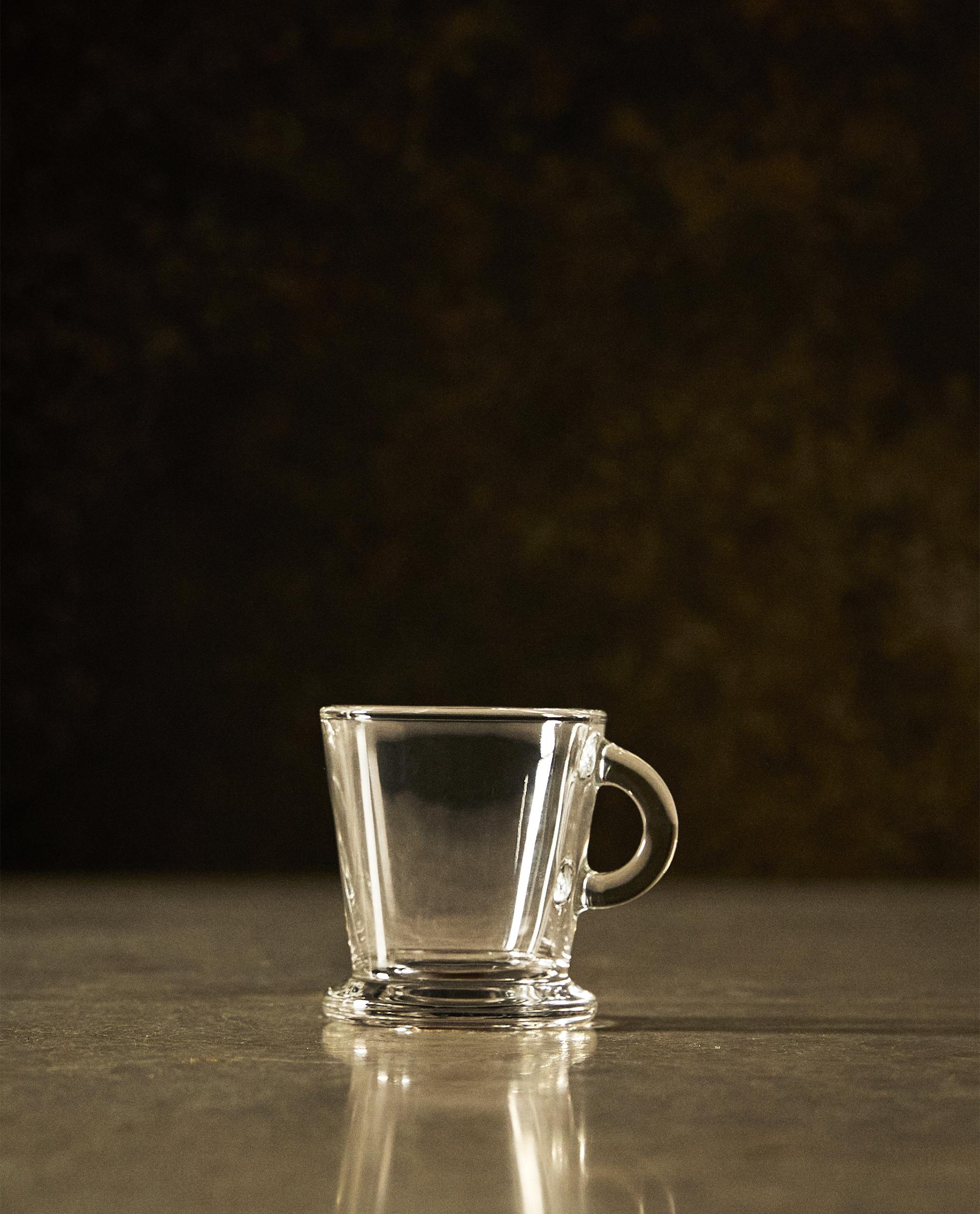 TRANSPARENT GLASS ESPRESSO CUP