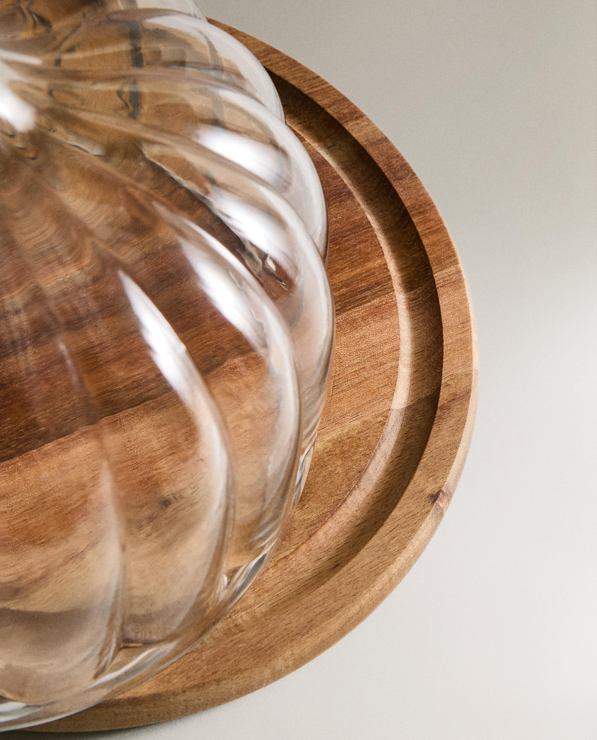 カボチャウッドケーキ皿 | Zara Home 日本/Japan