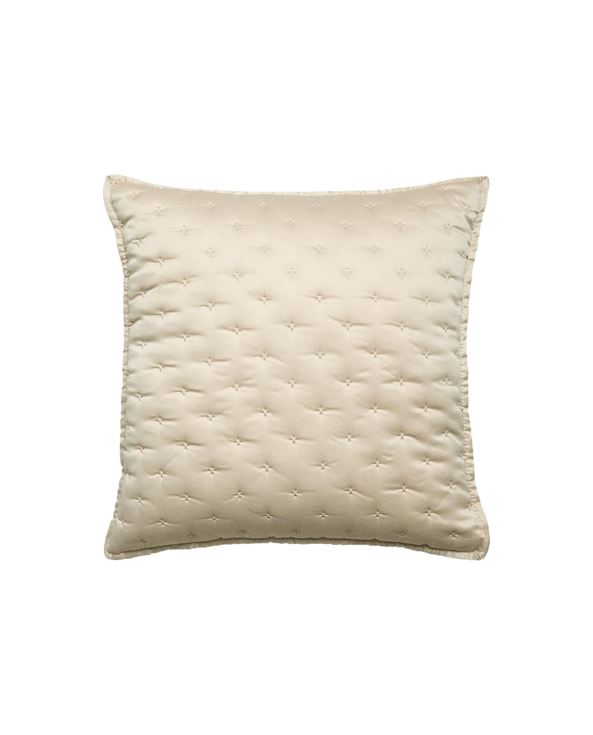 PLAIN QUILTED CUSHION COVER WITH KNOTS product thumbnail 3