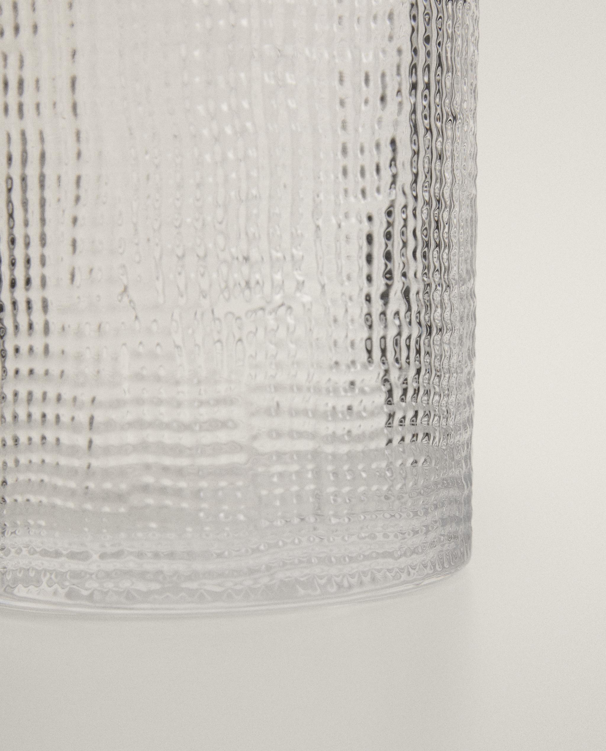 RAISED DESIGN GLASS JUG product thumbnail 7