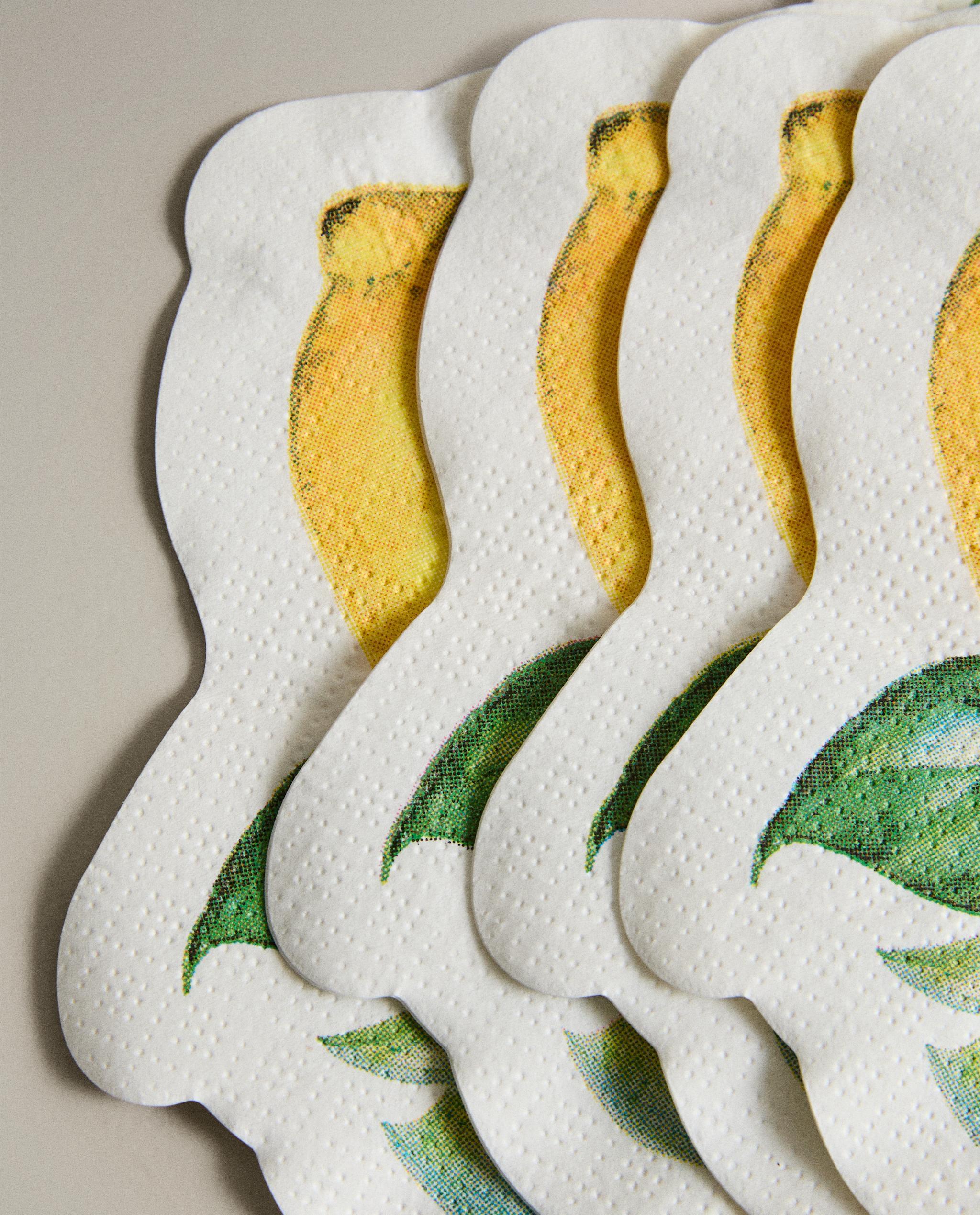 PACK OF LEMON PAPER NAPKINS (PACK OF 20) product thumbnail 3