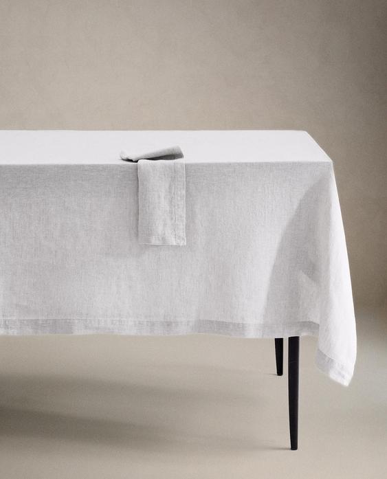 WASHED LINEN TABLECLOTH