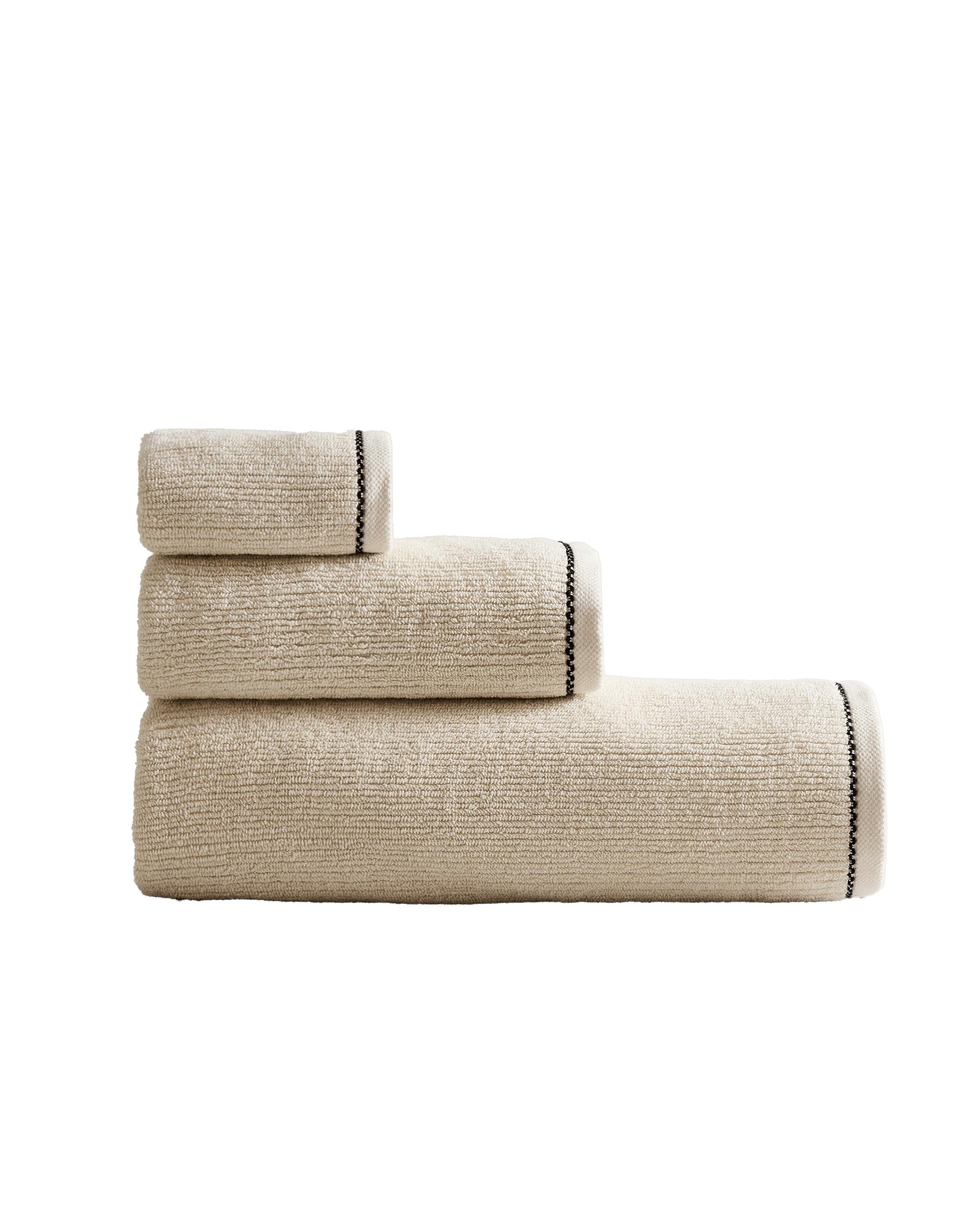 BATH TOWEL WITH TOPSTITCHING product thumbnail 3