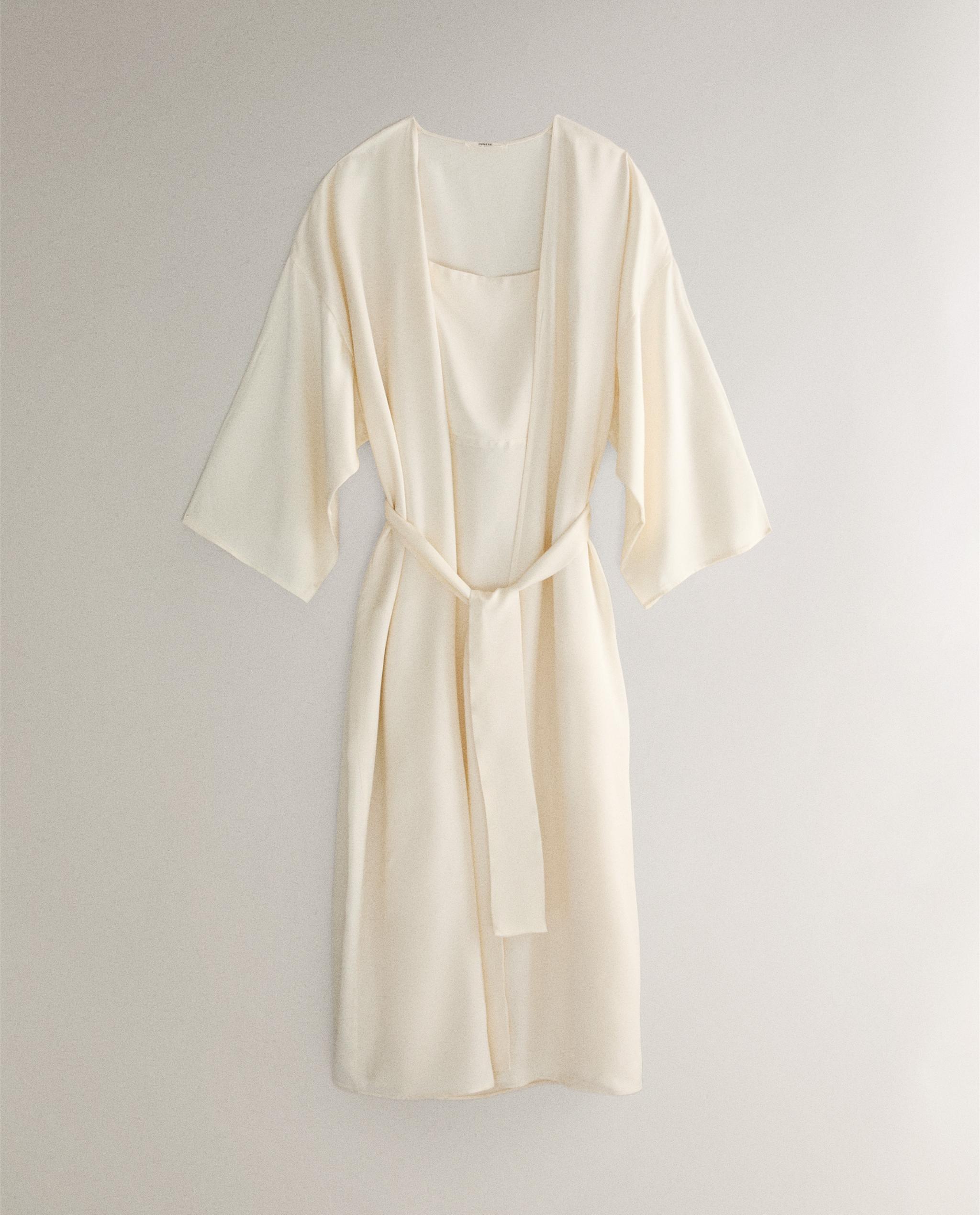 CHEMISE DE NUIT SATIN UNIE Zara Home Canada