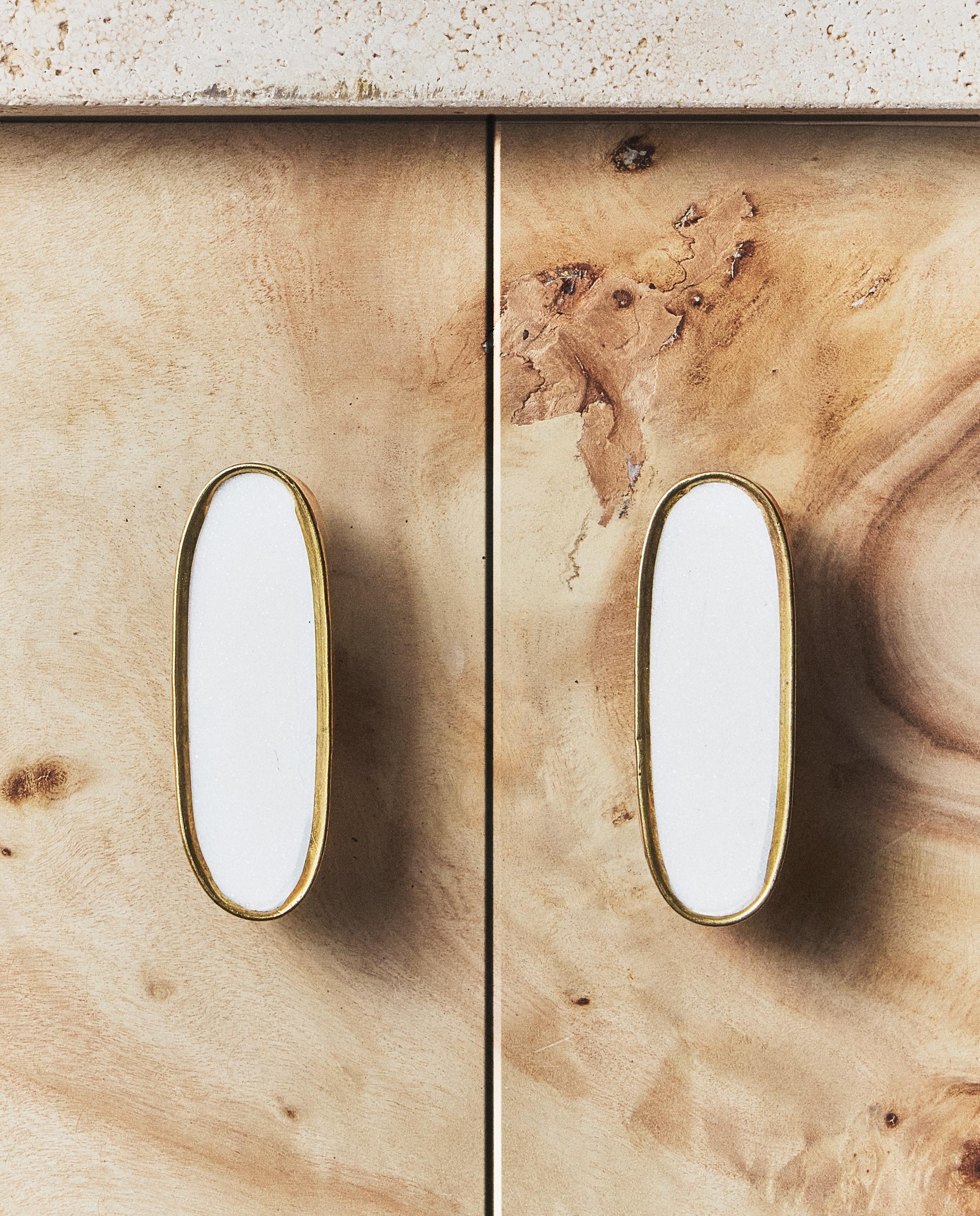 PACK OF OVAL MARBLE DOOR KNOBS (PACK OF 2) product thumbnail 2