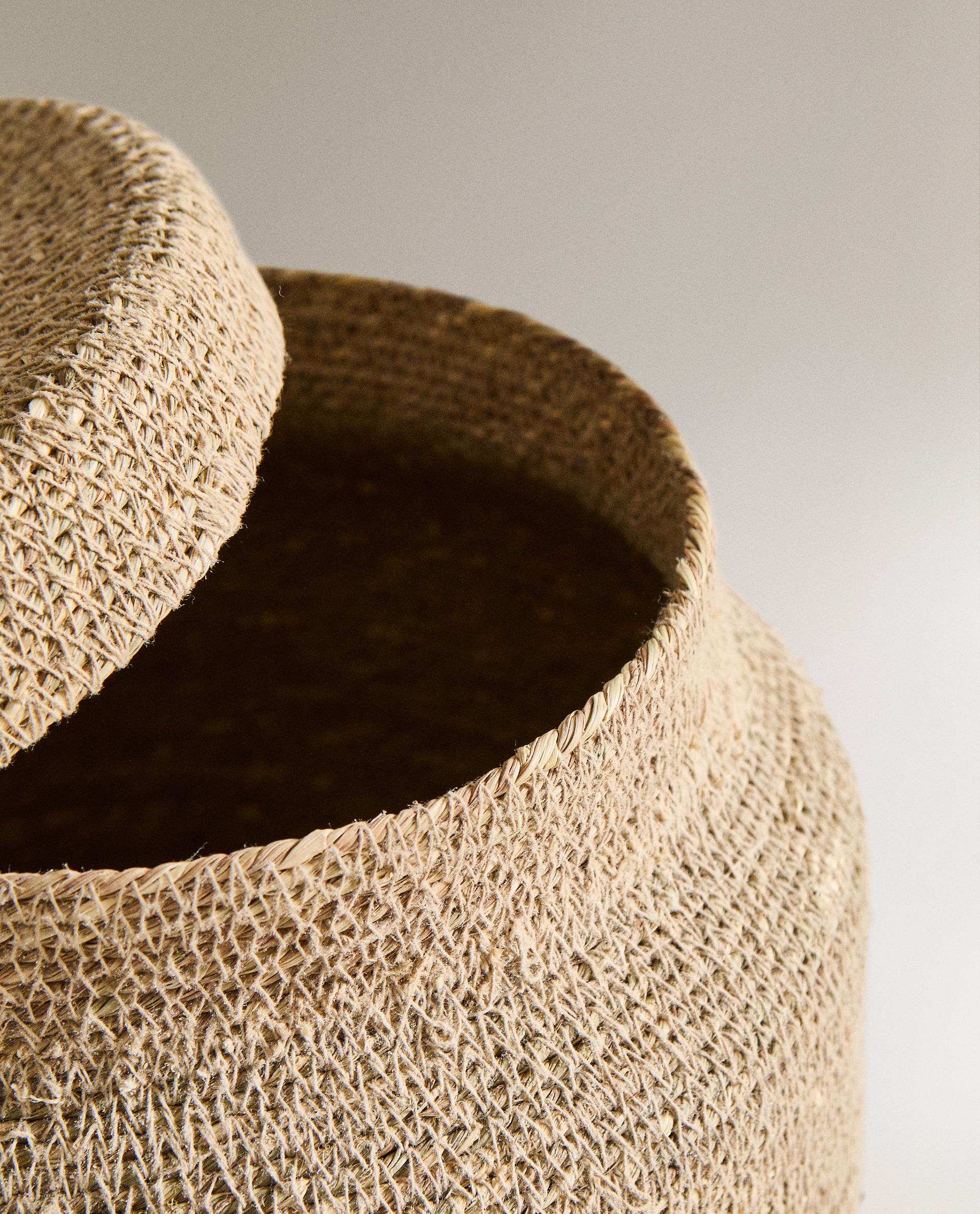 SEAGRASS BASKET WITH LID product thumbnail 6