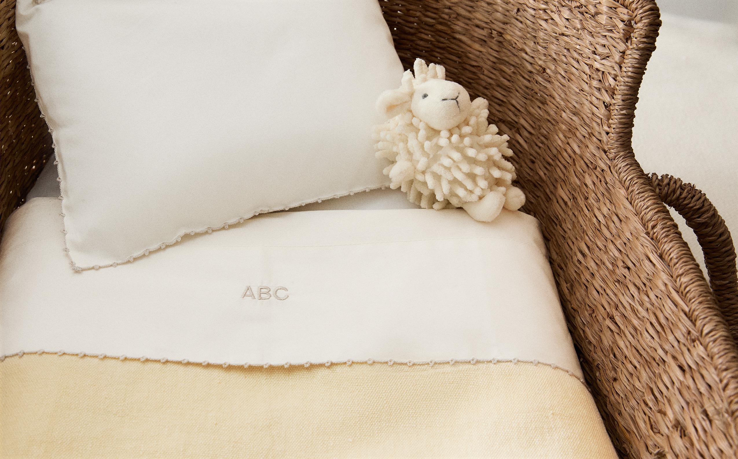 MINI COT SHEET SET WITH TRIM product thumbnail 12