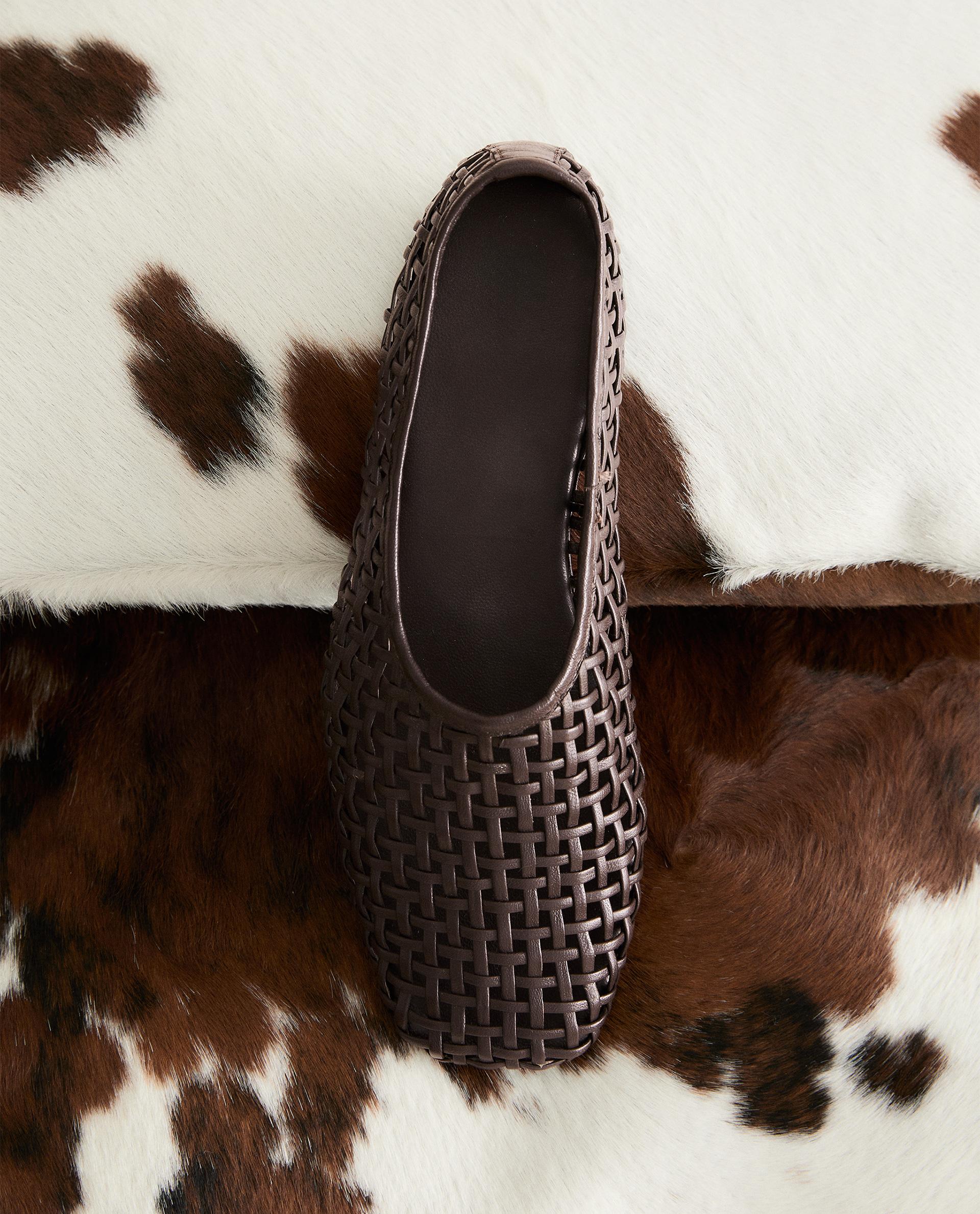 BAILARINA PIEL TRENZADA BAILARINA PIEL TRENZADA