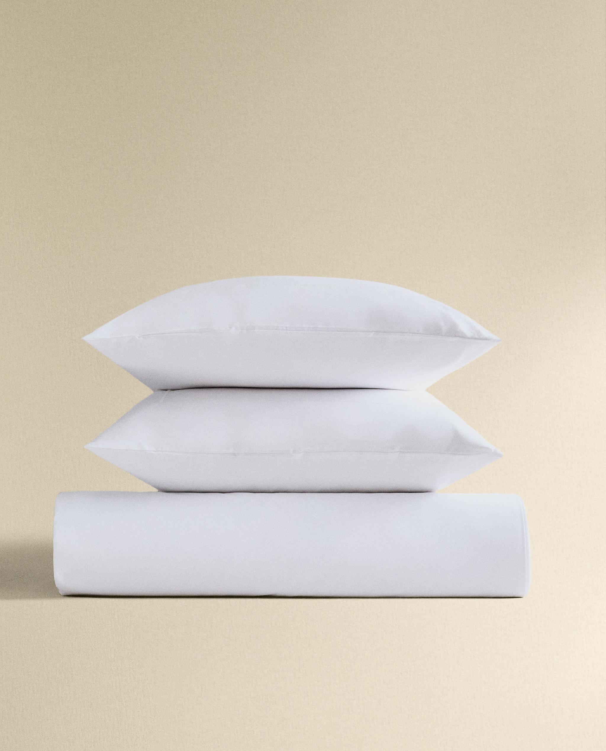 SCALLOPED EDGE COTTON PERCALE DUVET COVER (800 THREAD COUNT)