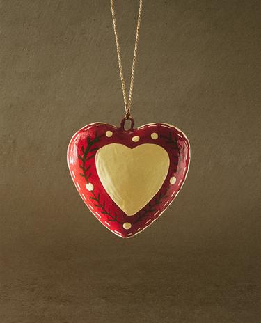 PAPER HEART CHRISTMAS TREE DECORATION